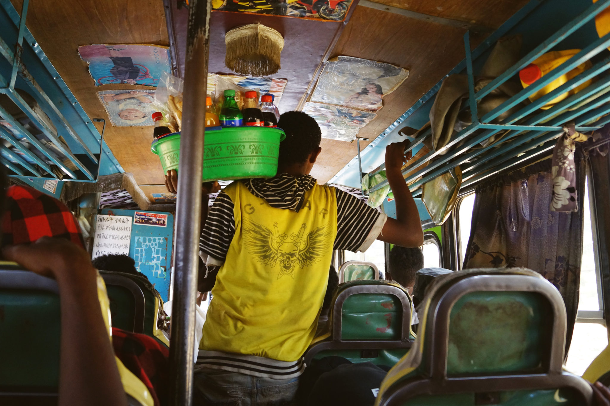 Busfahren auf Äthiopien Reisen