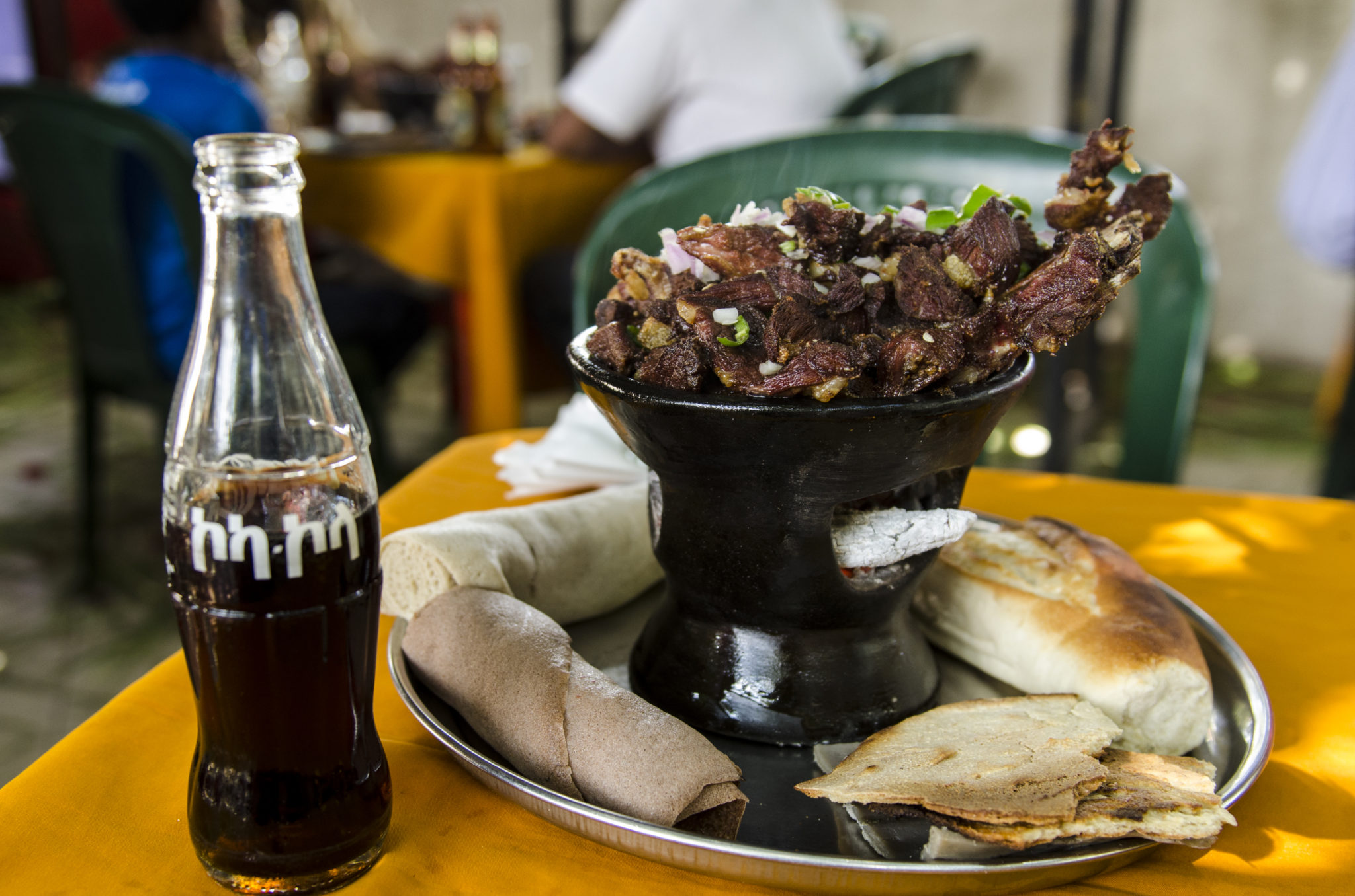 Für Äthiopisches Essen wirkt Cola wie der Magenaufräumer