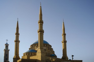 Die Mohammed-al-Amin-Moschee in Beirut ist eine der größten Libanon-Sehenswürdigkeiten-