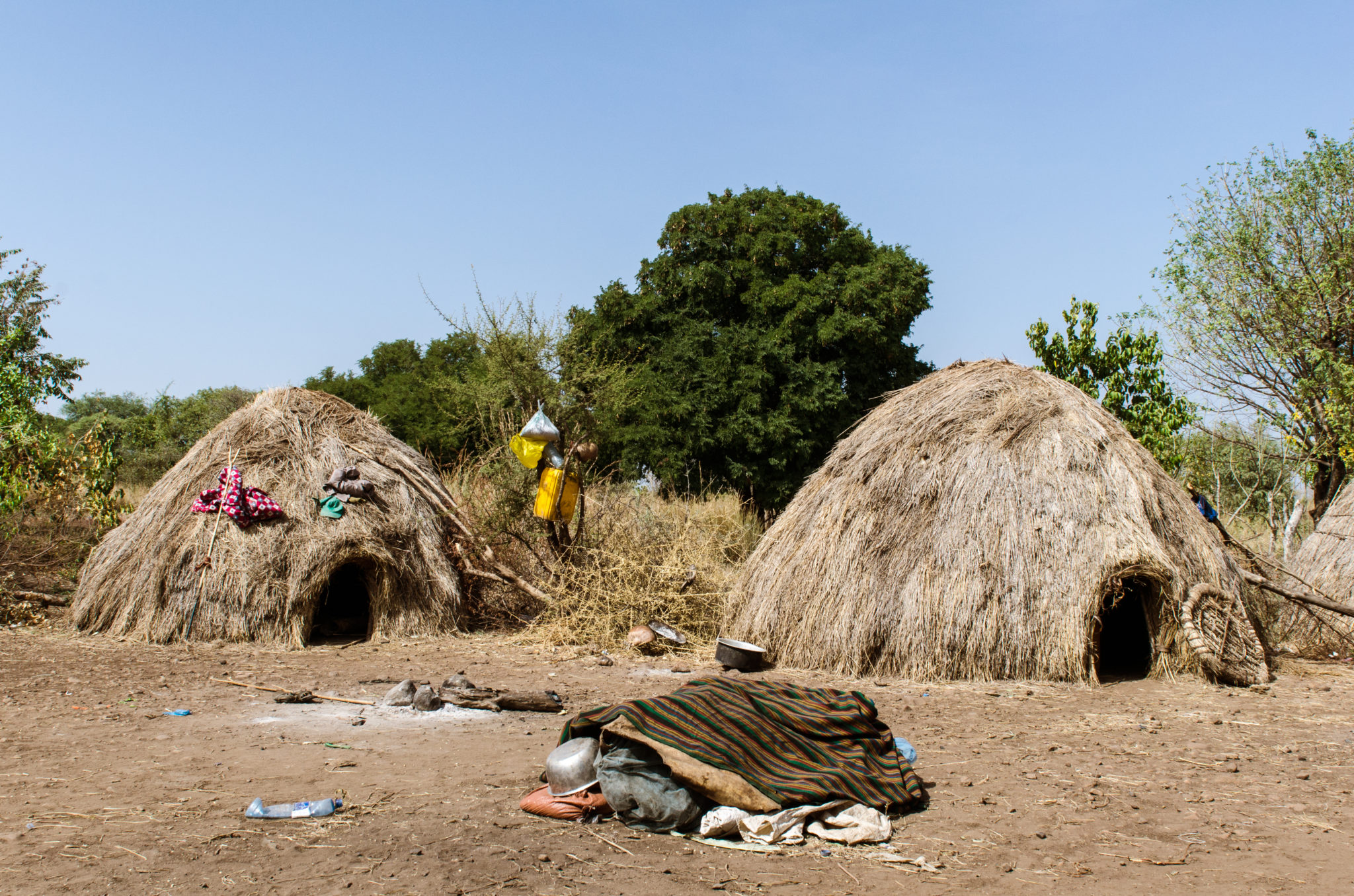 Die traditionellen Hütten des Mursi-Volks findet man im Süden immernoch