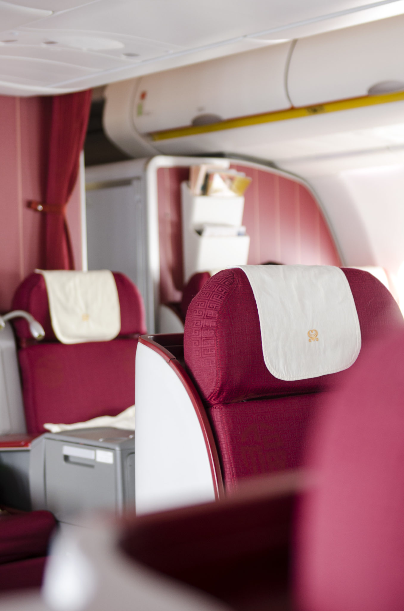Kabine und Sitze der Hainan Airlines Business Class