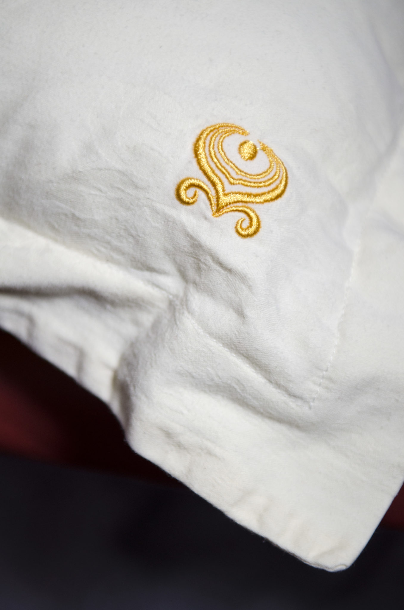 Hainan Airlines Logo auf einem Kissen