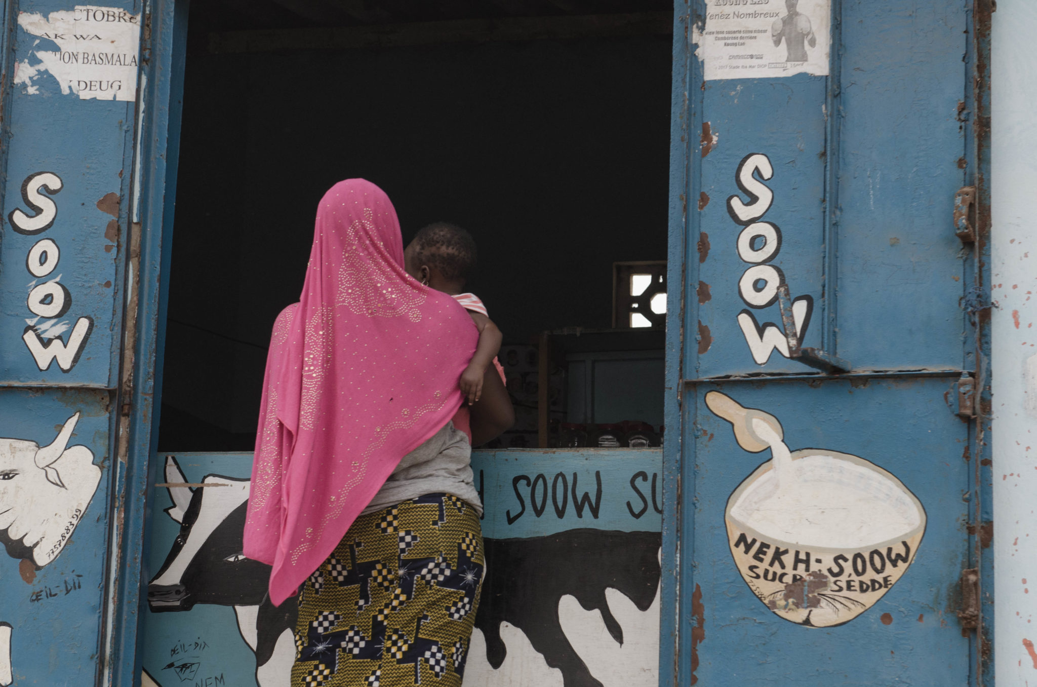 Ein Kiosk im Senegal