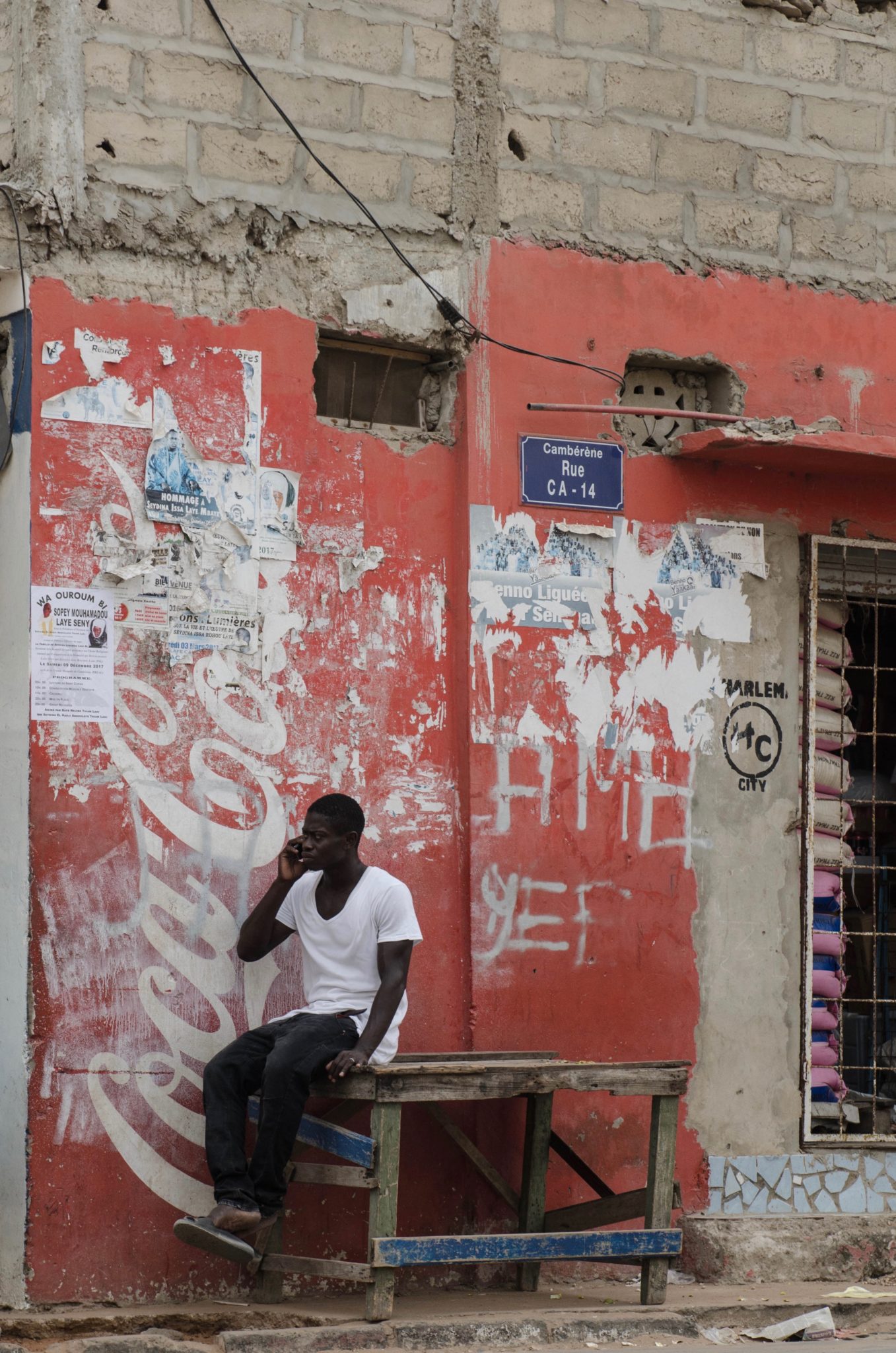 Typische Straßenszene im Senegal