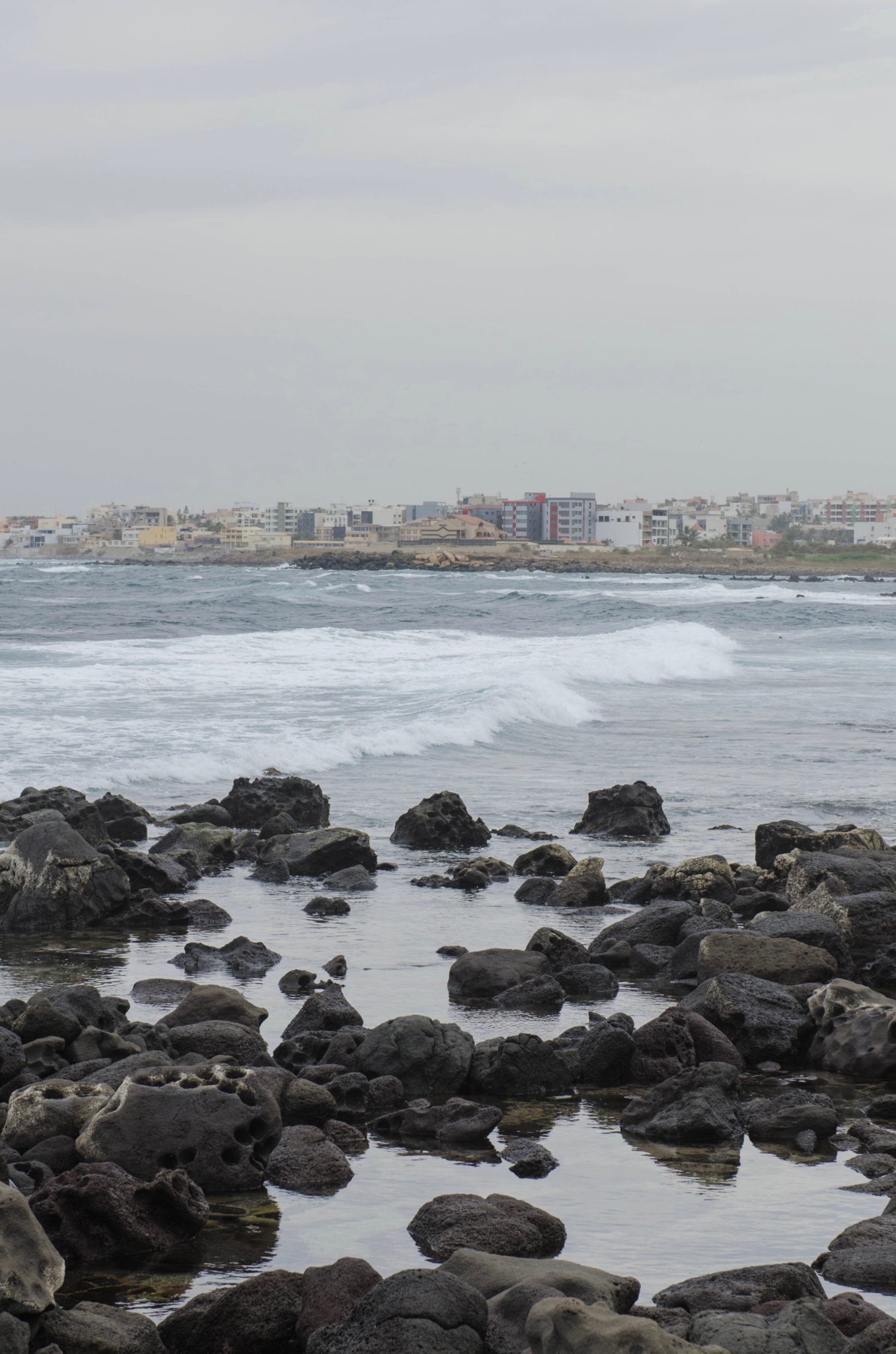 Ausblick von der Surferinsel Ile Ngor