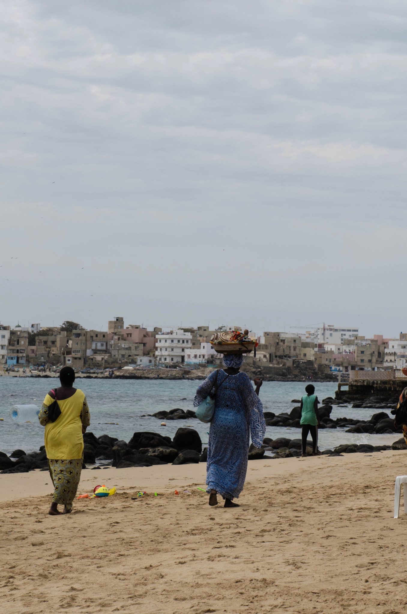 Vom Strand von Ile Ngor kann man nach Dakar schauen