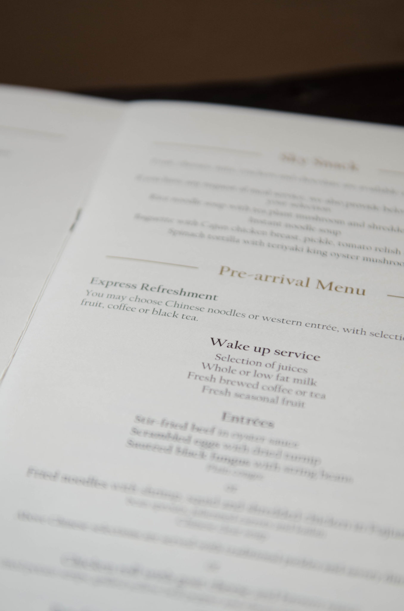 Bewertung von Essen und Trinken in der Hainan Airlines Business Class