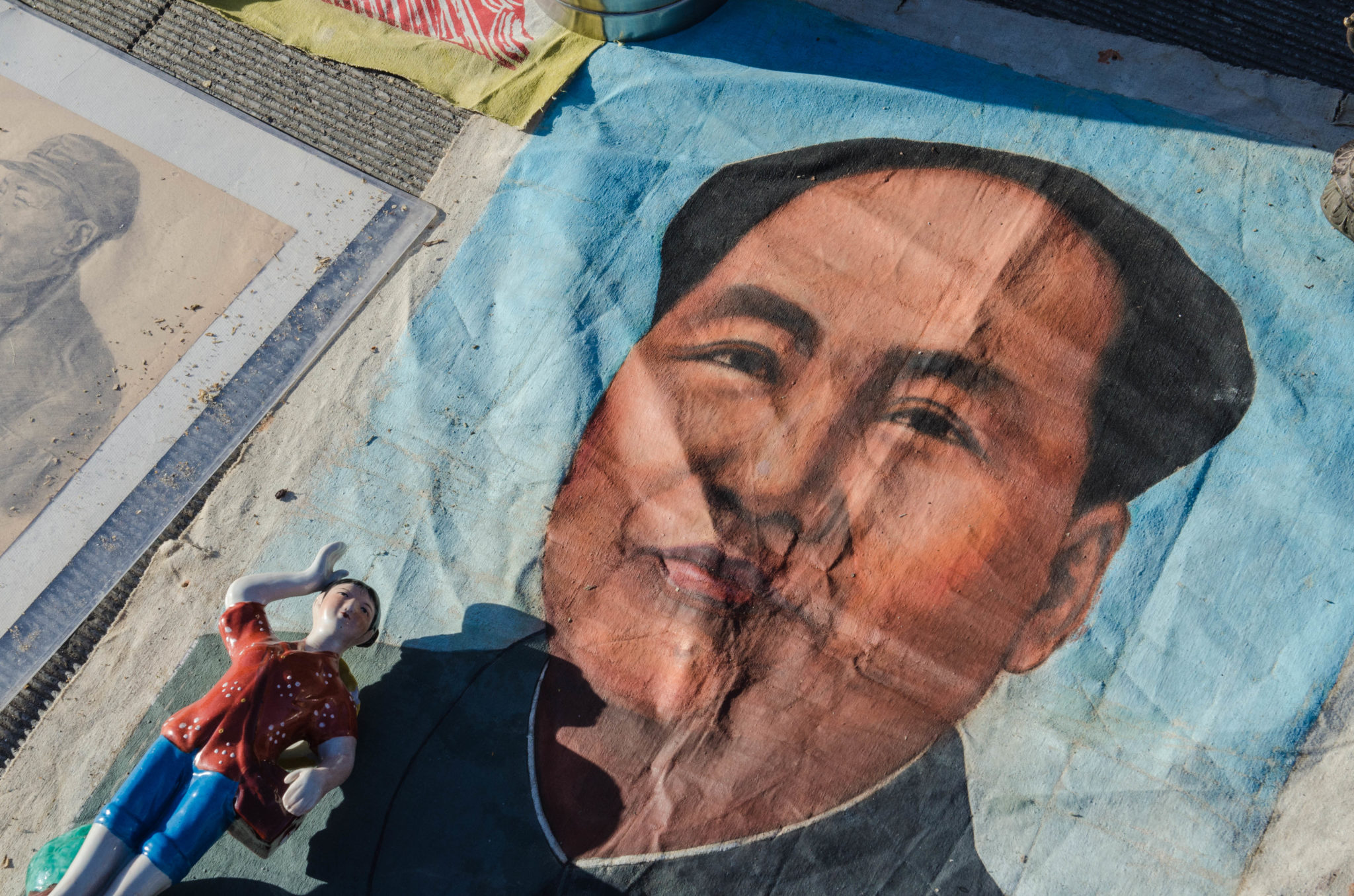 Mao ist ein gern gesehener Gast auf dem Penjiayuan Markt in Peking - wenn auch nur als Statue und auf dem Papier.