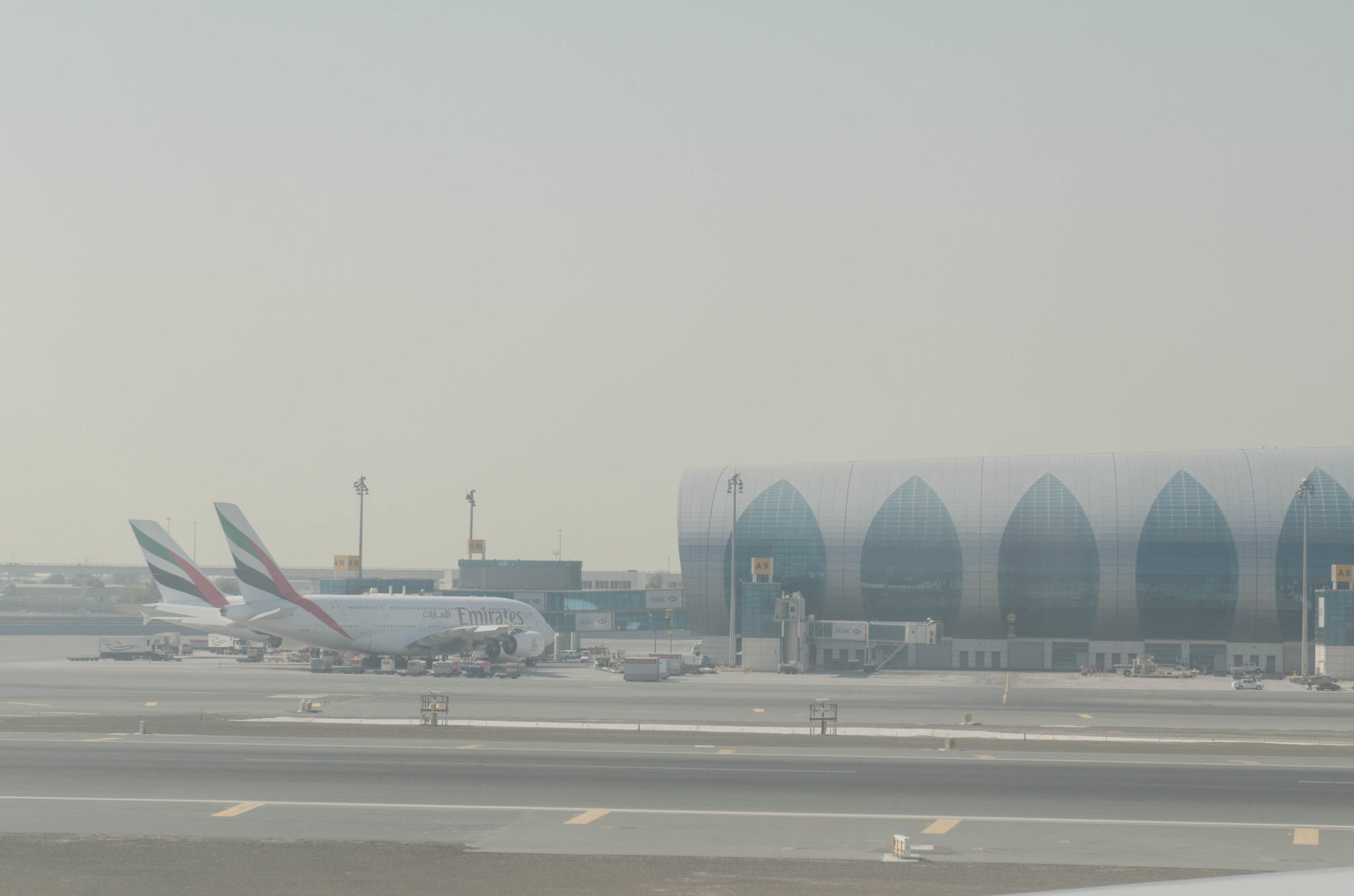 Der größte Flughafen in den Vereinigten Arabischen Emiraten