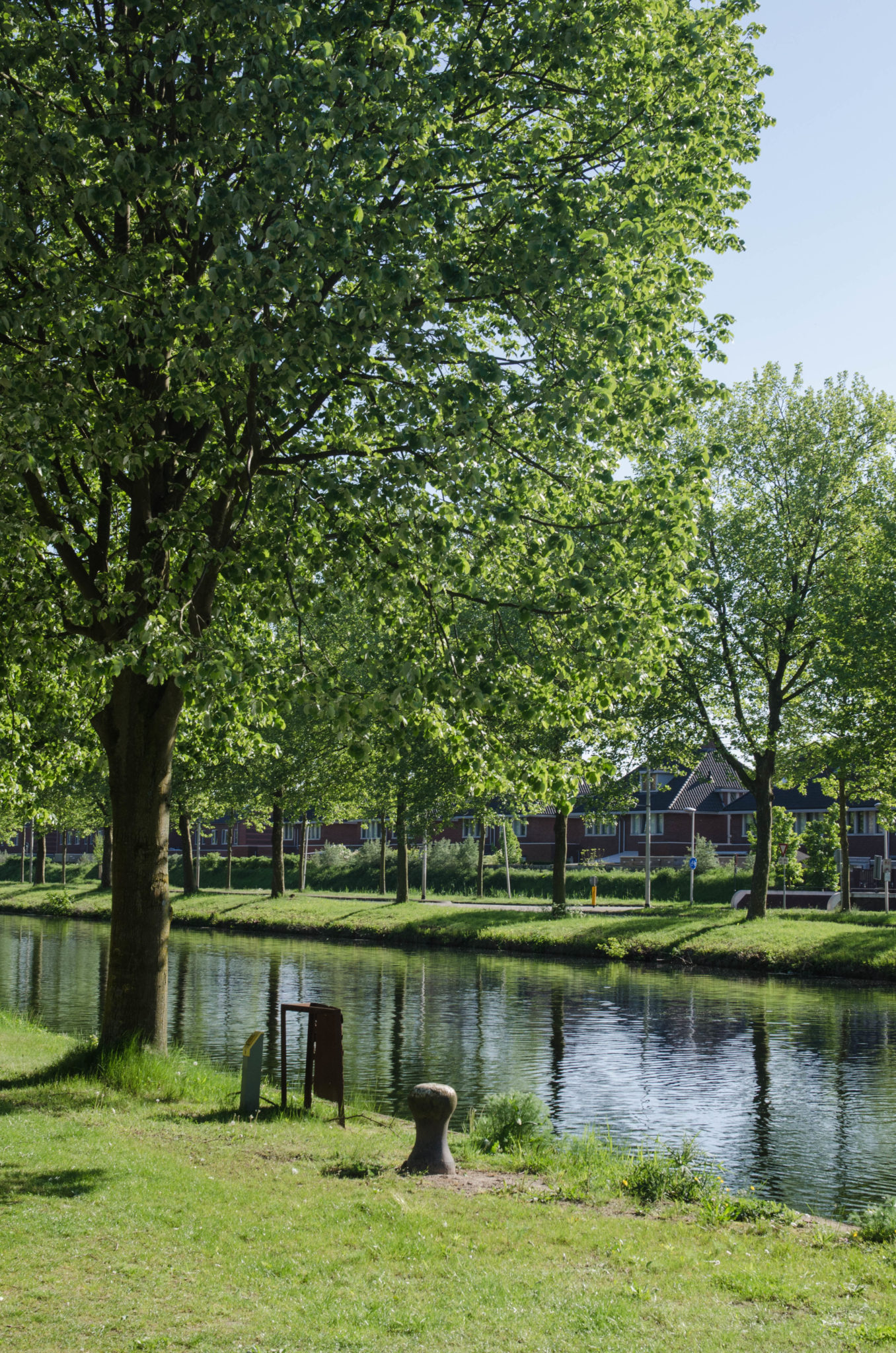 Die Stadt Helmond hat viele Wasserwege