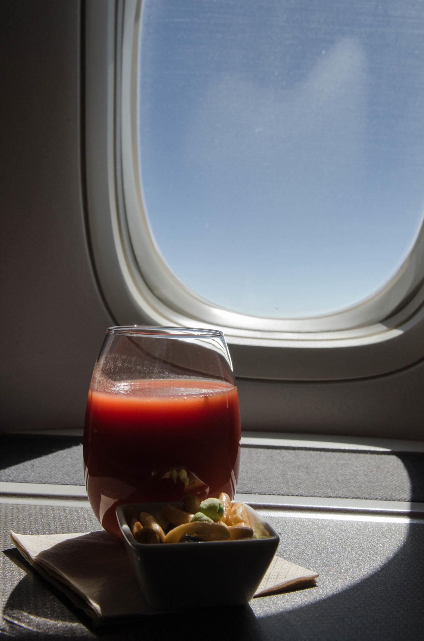 Tomatensaft bei Cathay Pacific