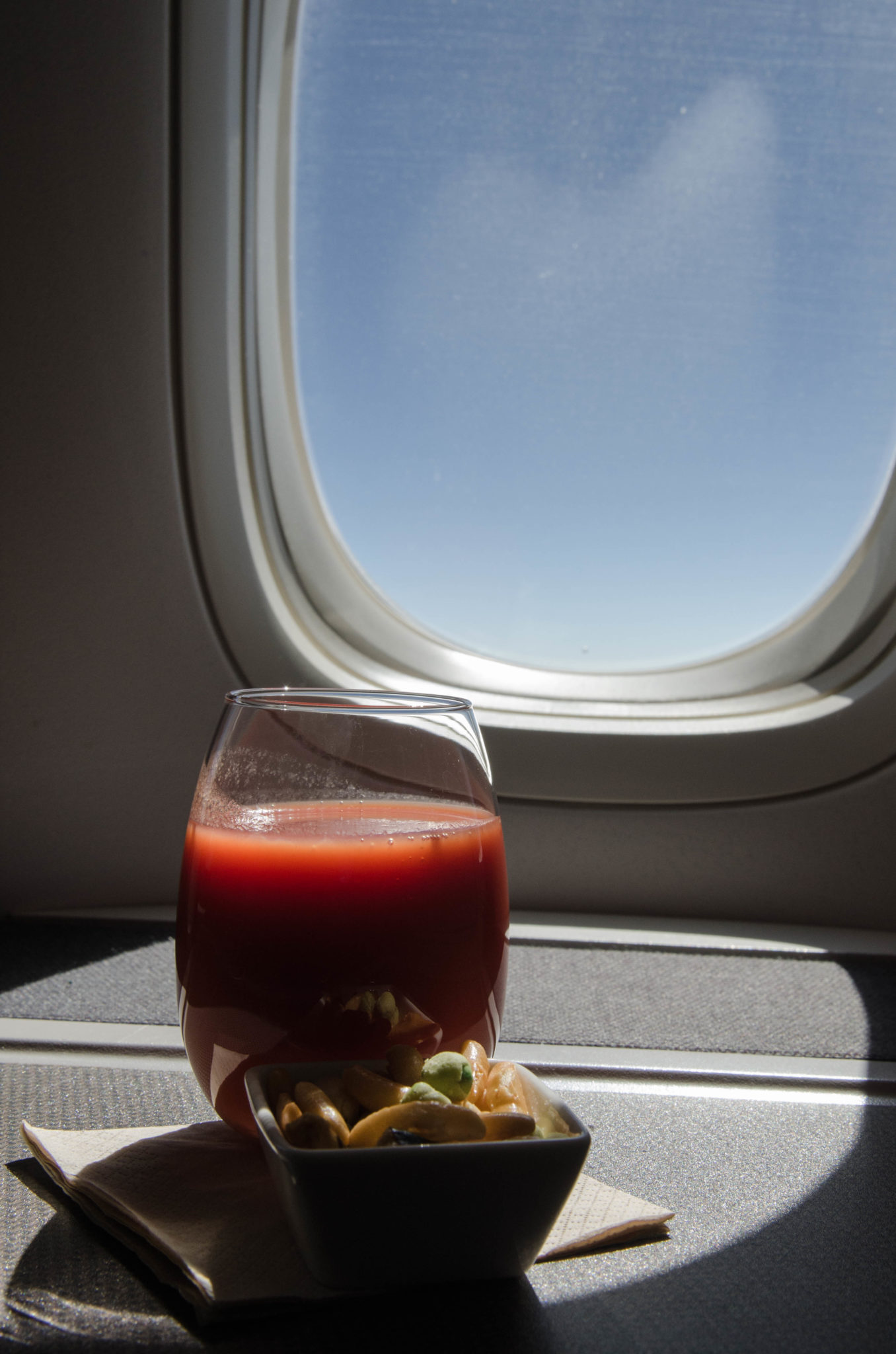 Tomatensaft bei Cathay Pacific