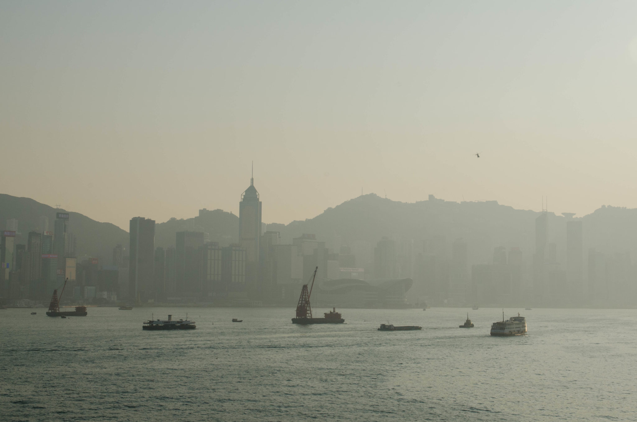 Skyline und Victoria Harbour