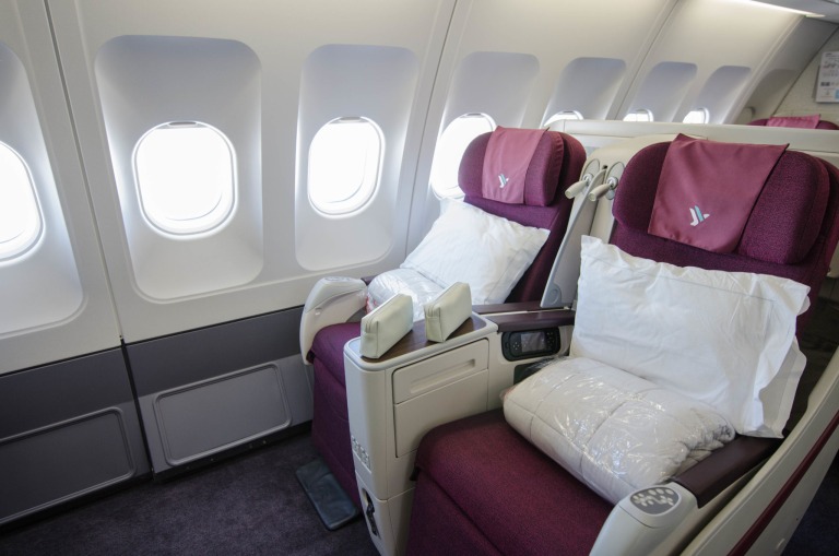 Air Italy Business Class auf dem Flug von Mailand nach New York