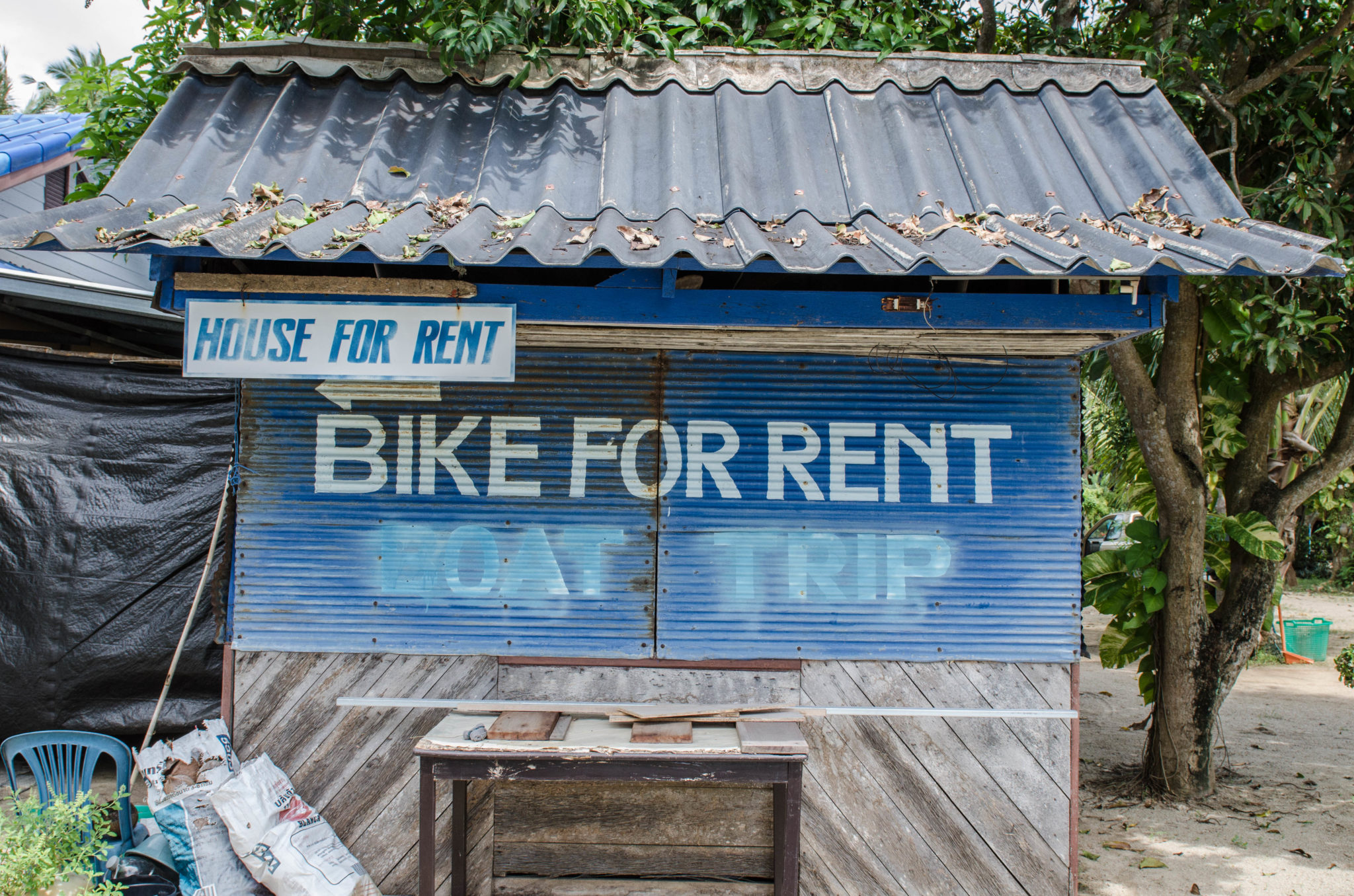Rollerfahren auf Koh Phangan