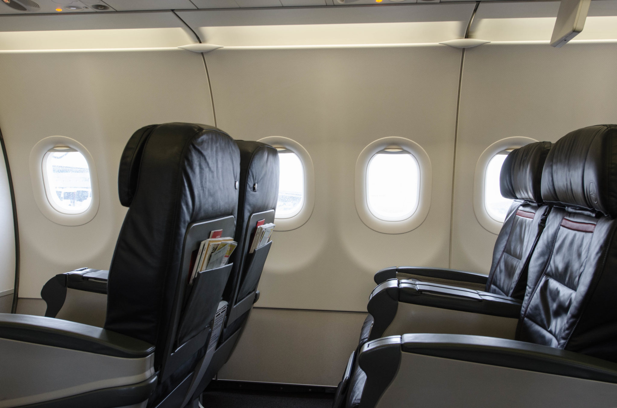 Turkish Airlines Business Class im Airbus A321: Die Kabine