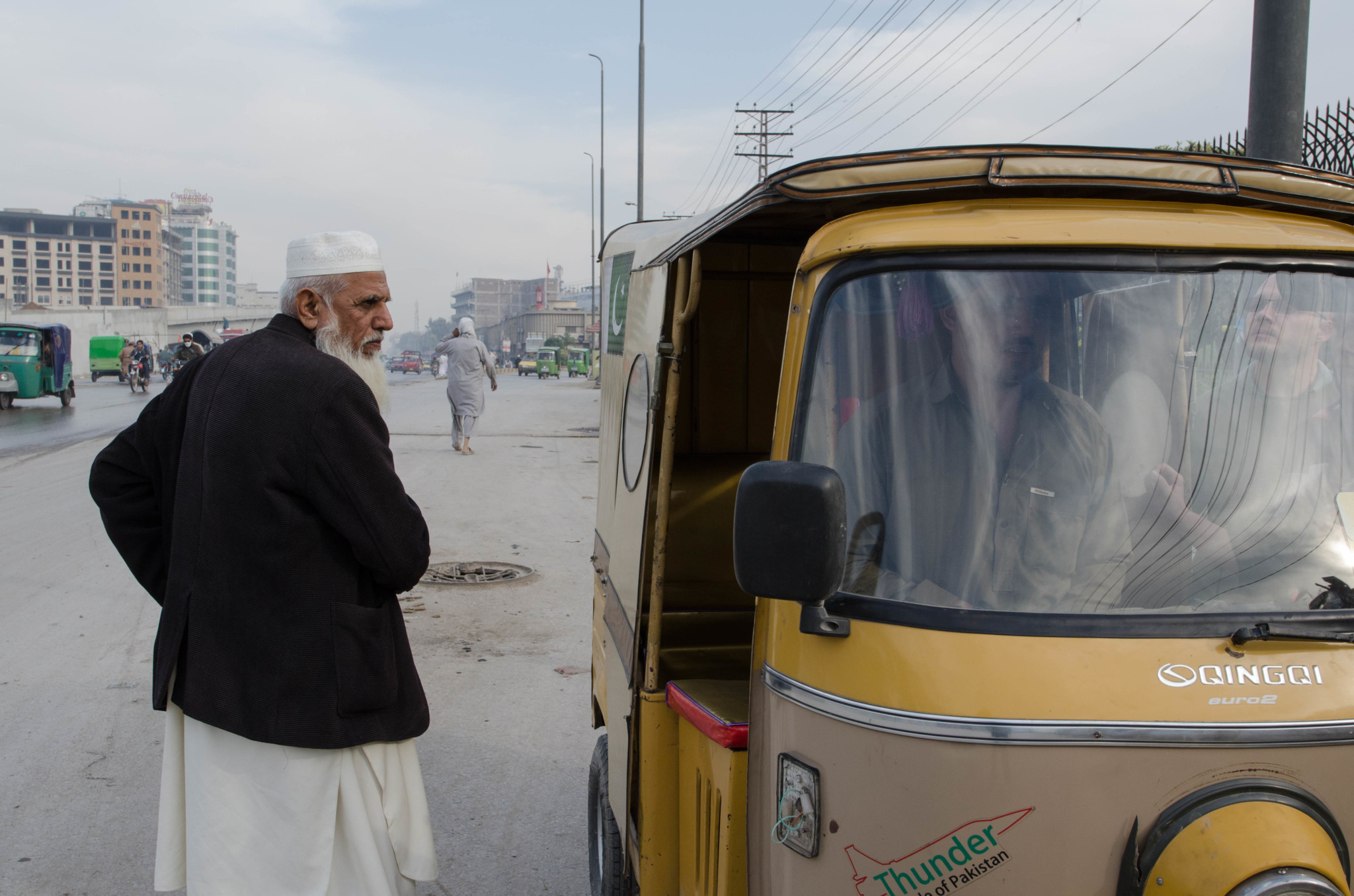 Der Transport in Pakistan ist super einfach zum Beispiel mit der Rikscha