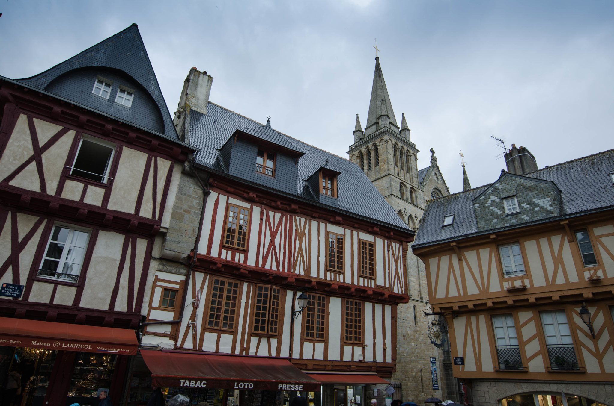 Die Fachwerkhäuser in Vannes