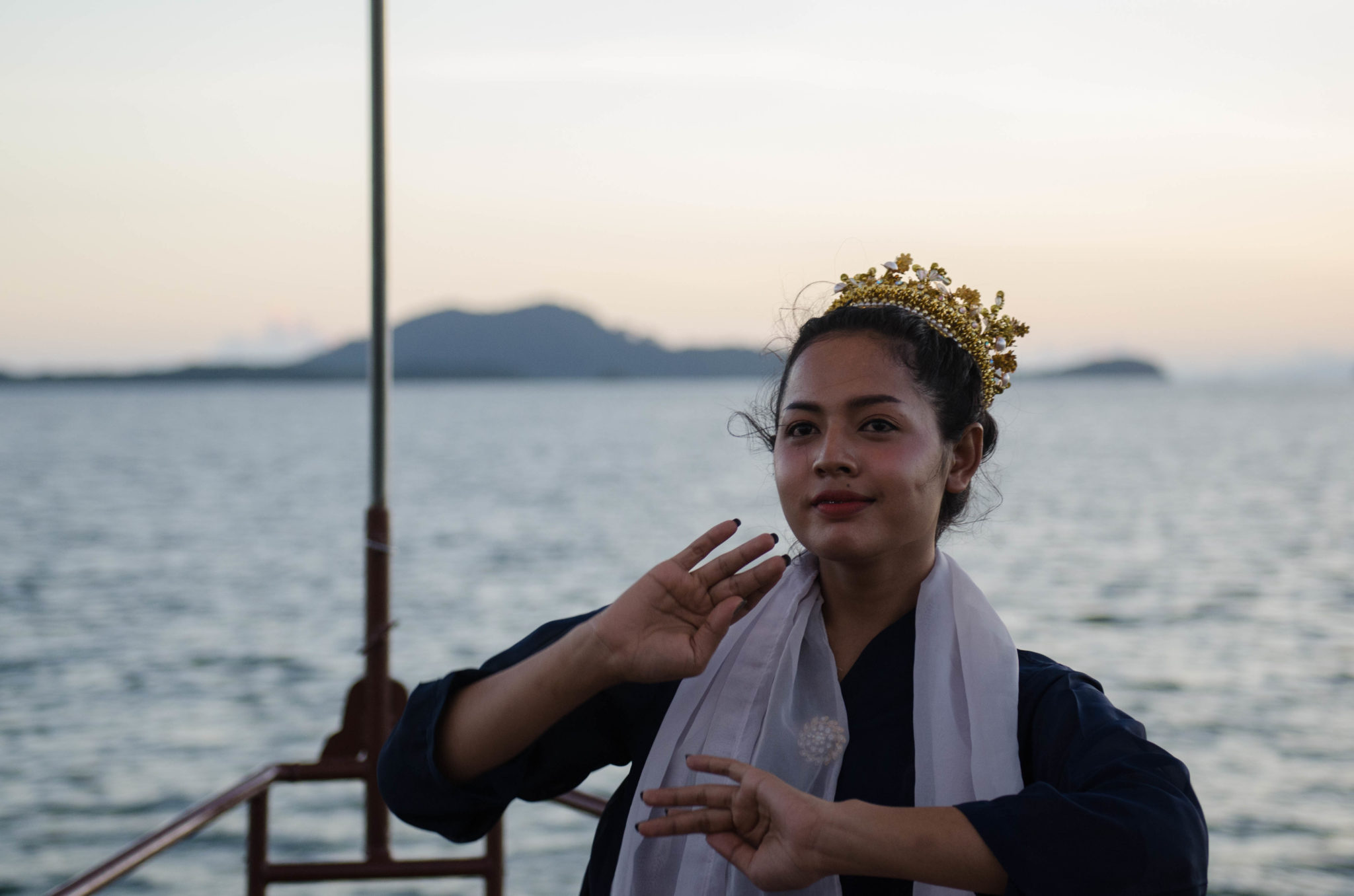 Eine Tänzerin in Thailand