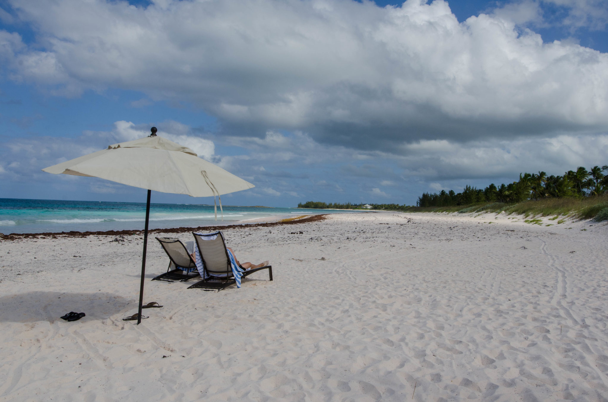 Puderzucker weiße Strände auf Eleuthera