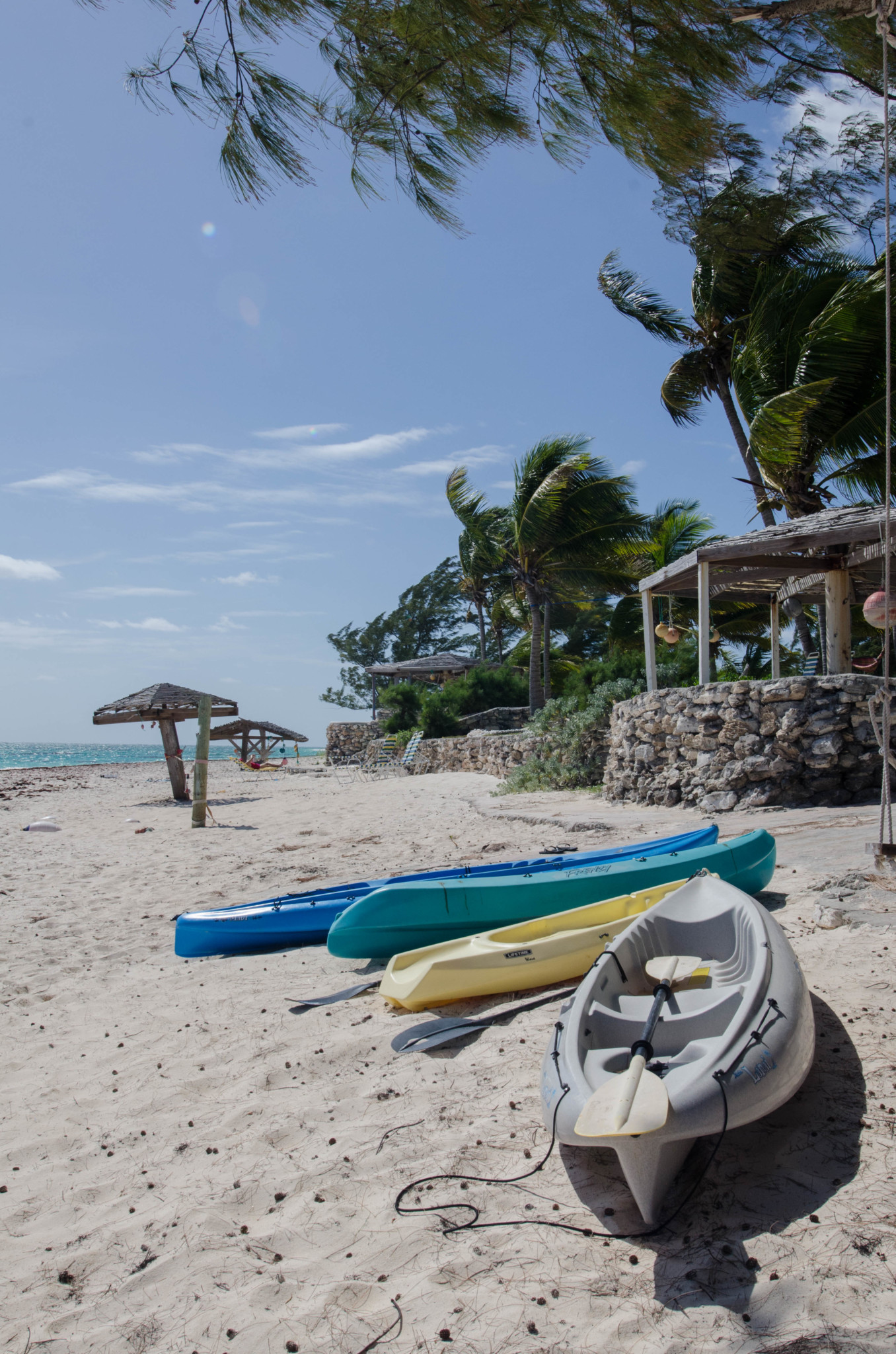 Kanus ausleihen im Greenwood Beach Hotel Bahamas