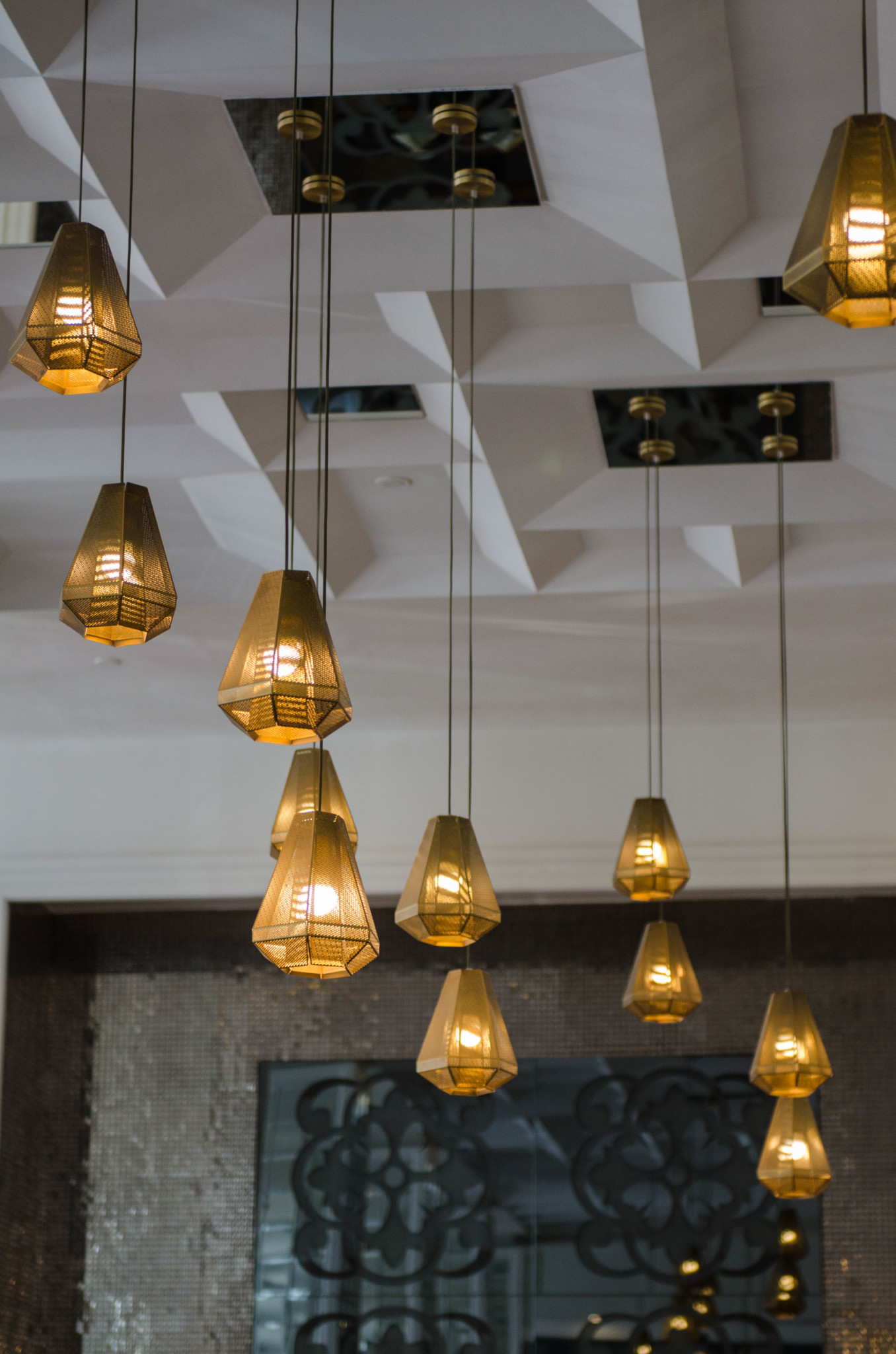 Lampen im Restaurant vom Kempinski Hotel Havanna