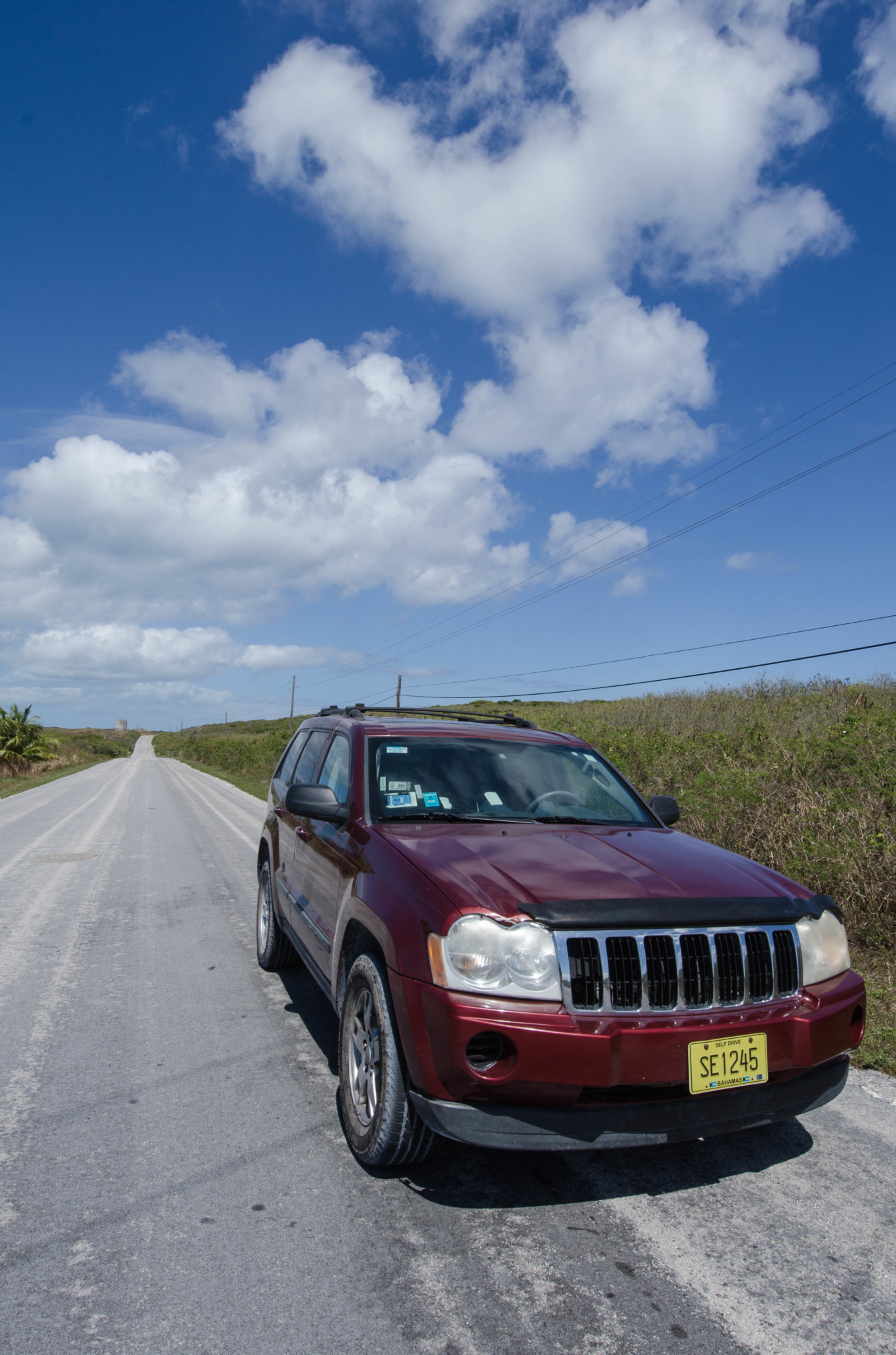 Mietwagen auf Eleuthera