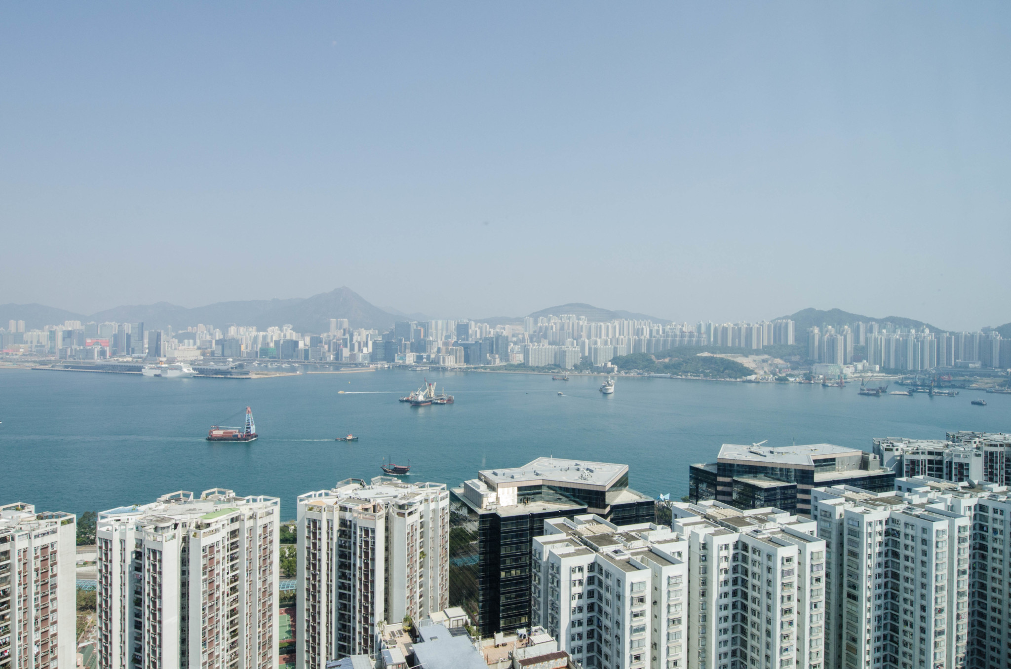 Ausblick vom Hotel East Hongkong