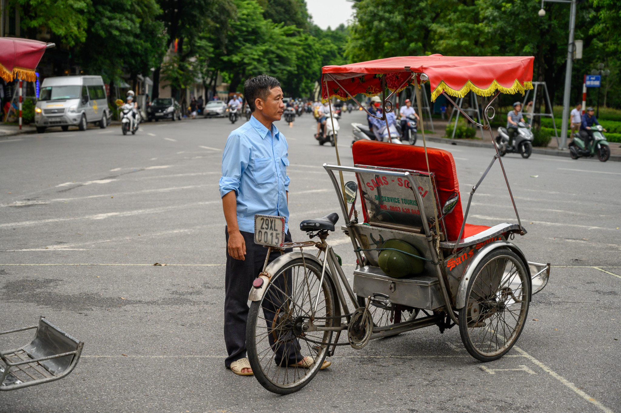 Fahrrad-Rikscha in Vietnam