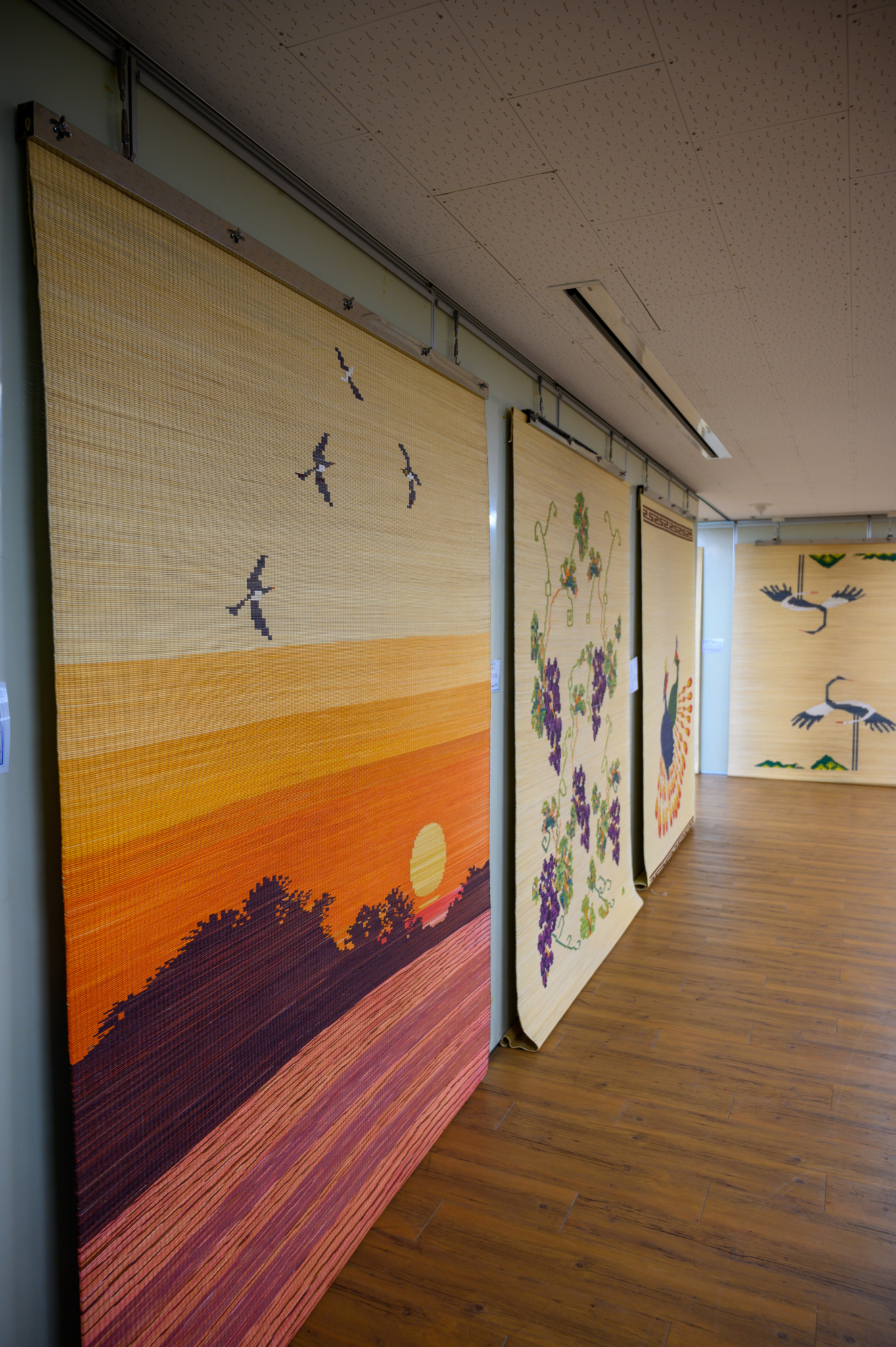 Bastmatten im Kulturzentrum Hwamunseok in Incheon in Südkorea