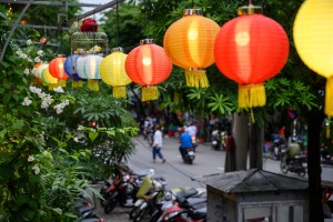 Old Quarter von Hanoi in Vietnam
