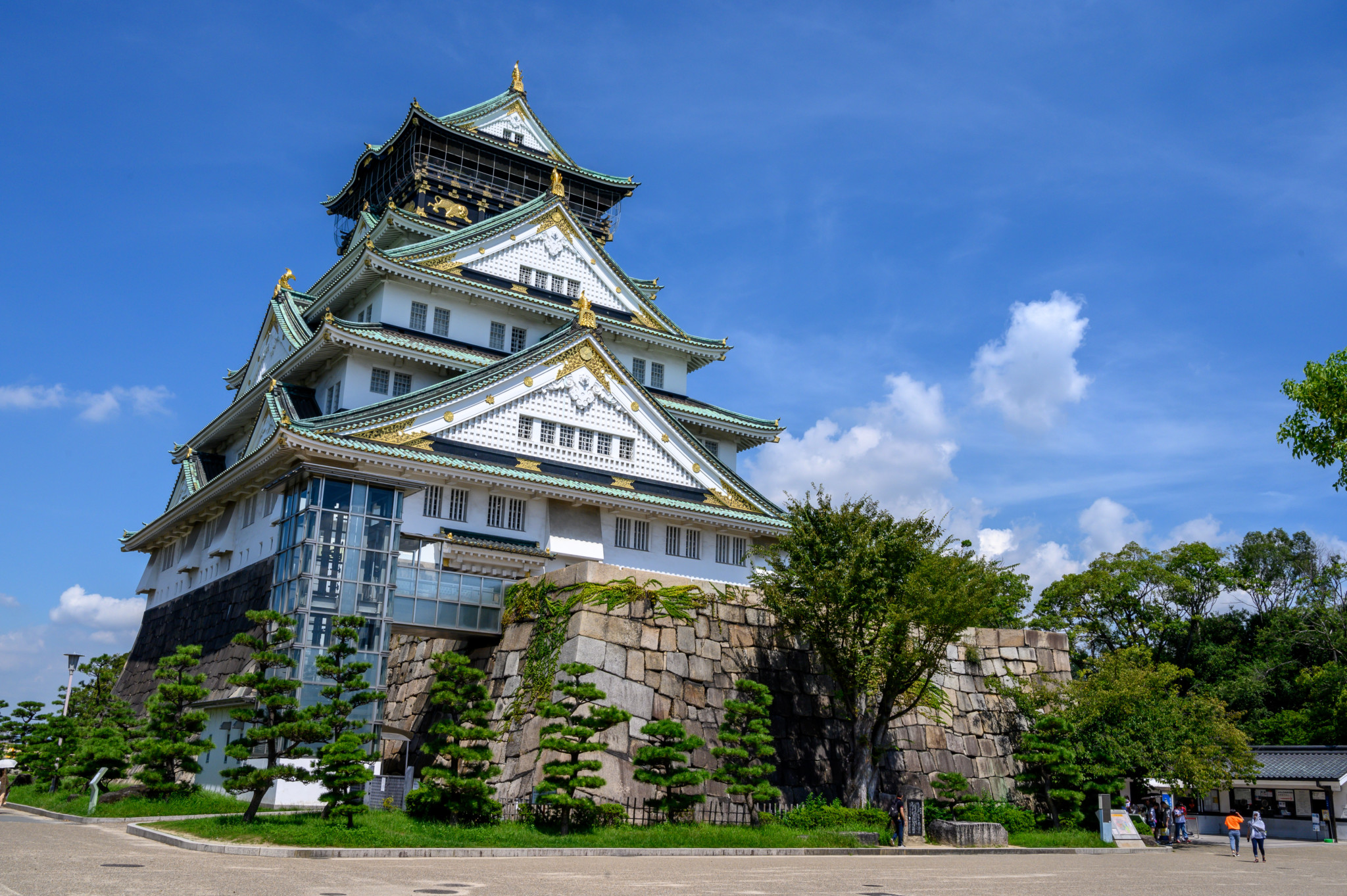 Osaka Castle in Japan