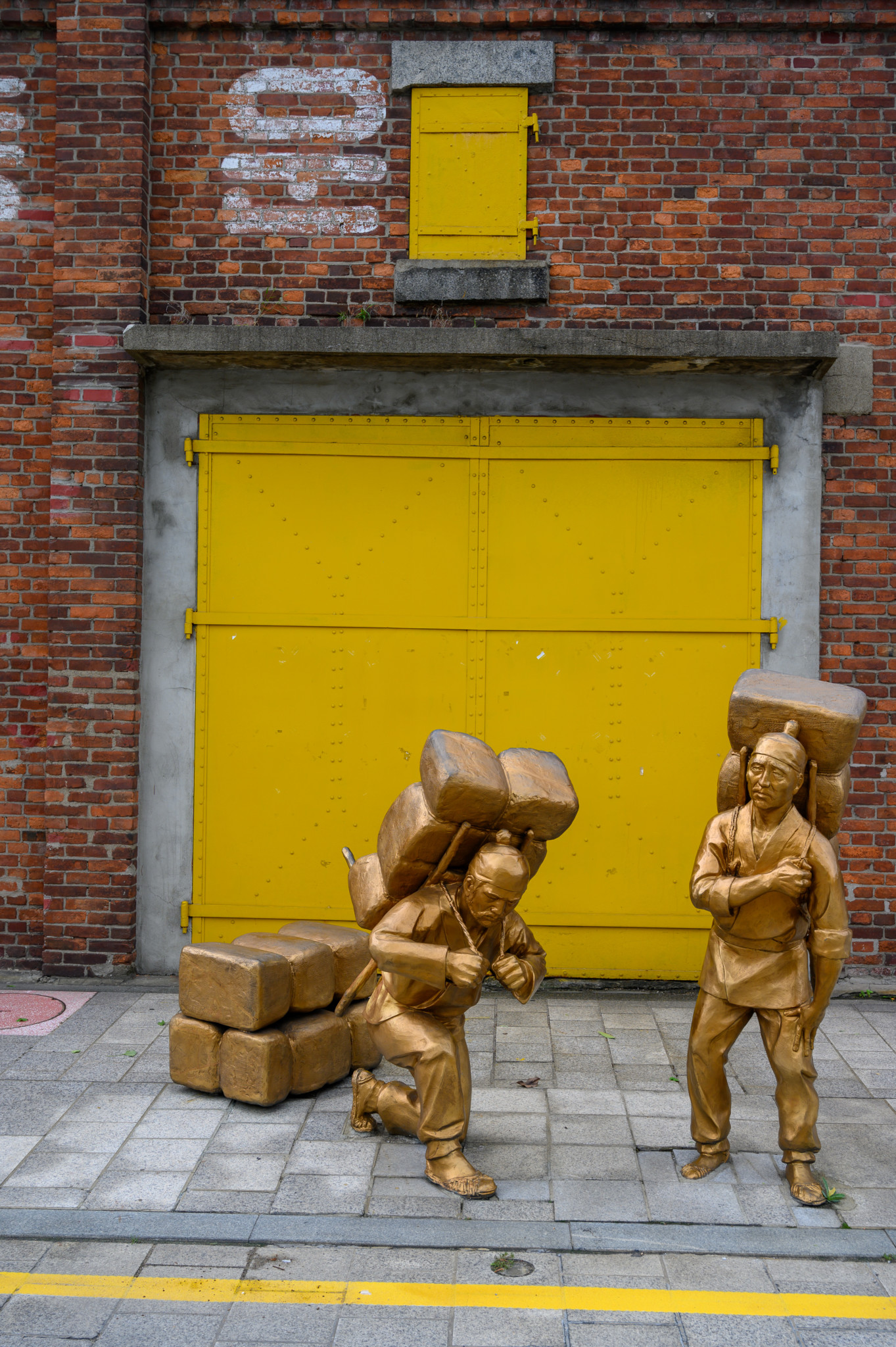 Kunst in der Incheon Chinatown in Südkorea