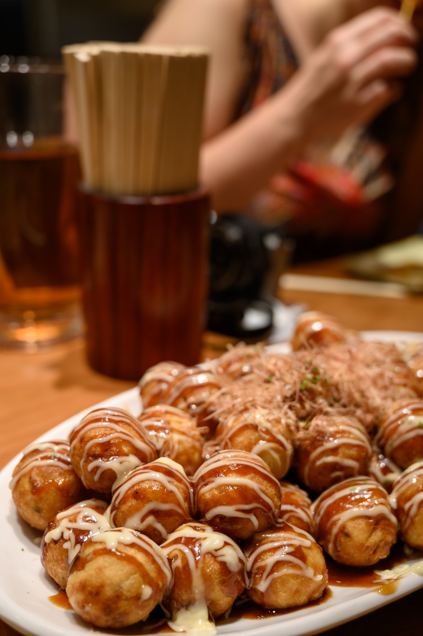 Japanisches Essen in einem Restaurant in Japan
