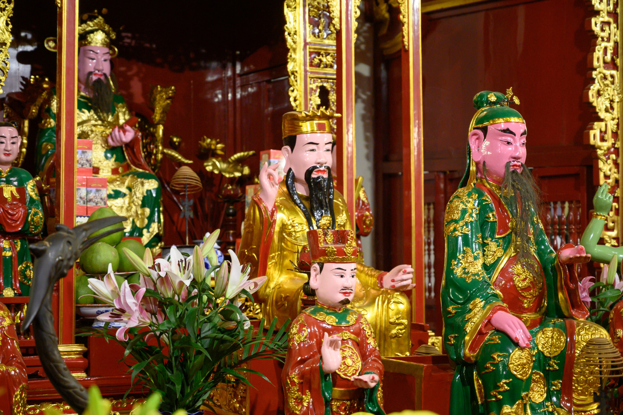 Tempel des Jade Berges auf der Insel Ngoc in Hanoi