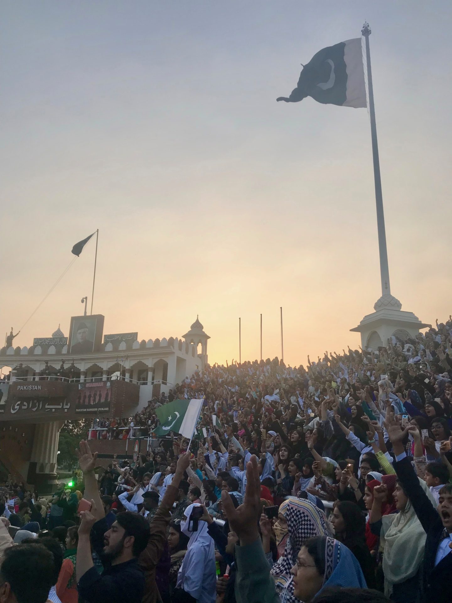 Wagah Border Grenzzeremonie