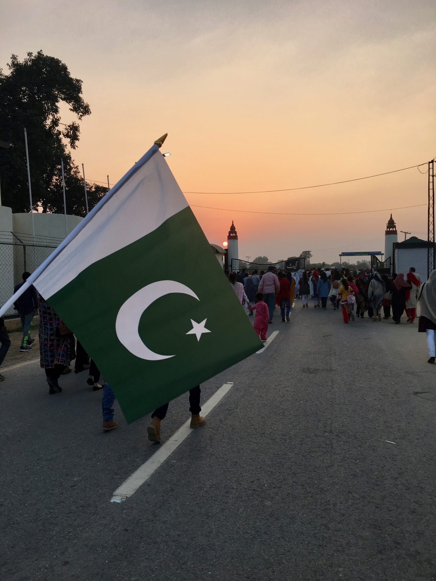Wagah Border Grenzzeremonie