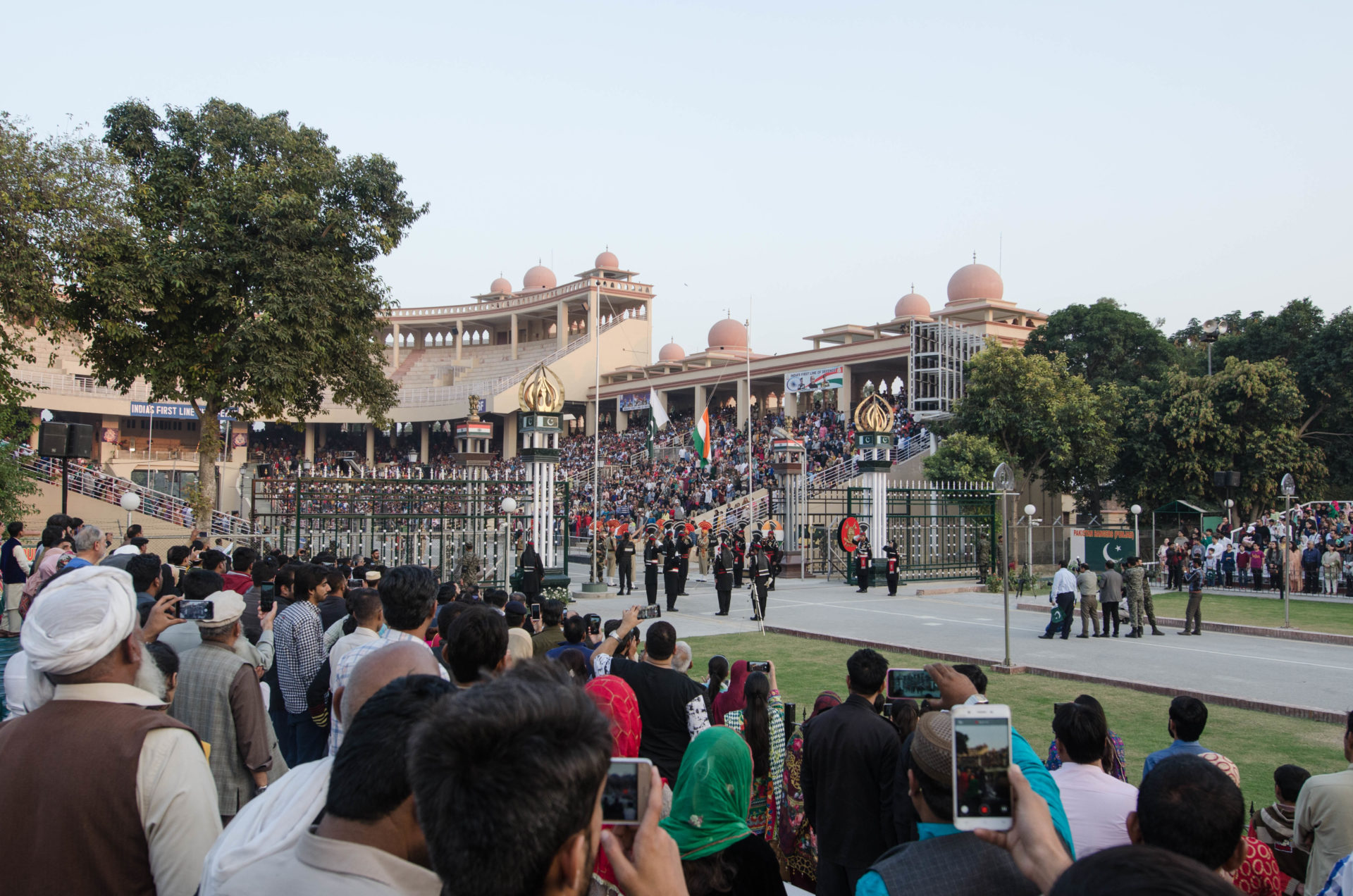 Wagah Border Grenzzeremonie