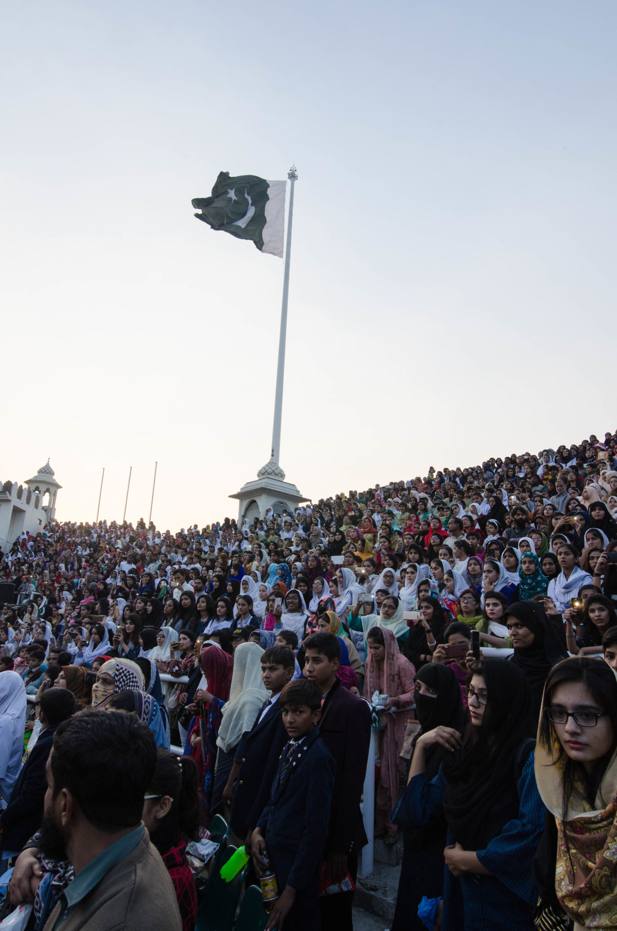 Wagah Border Grenzzeremonie