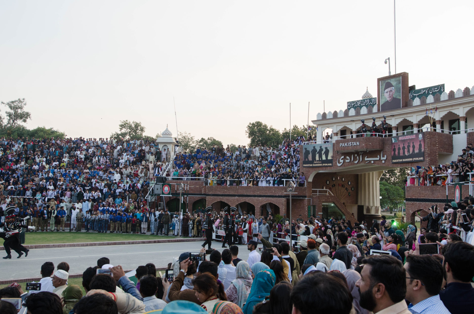 Wagah Border Grenzzeremonie