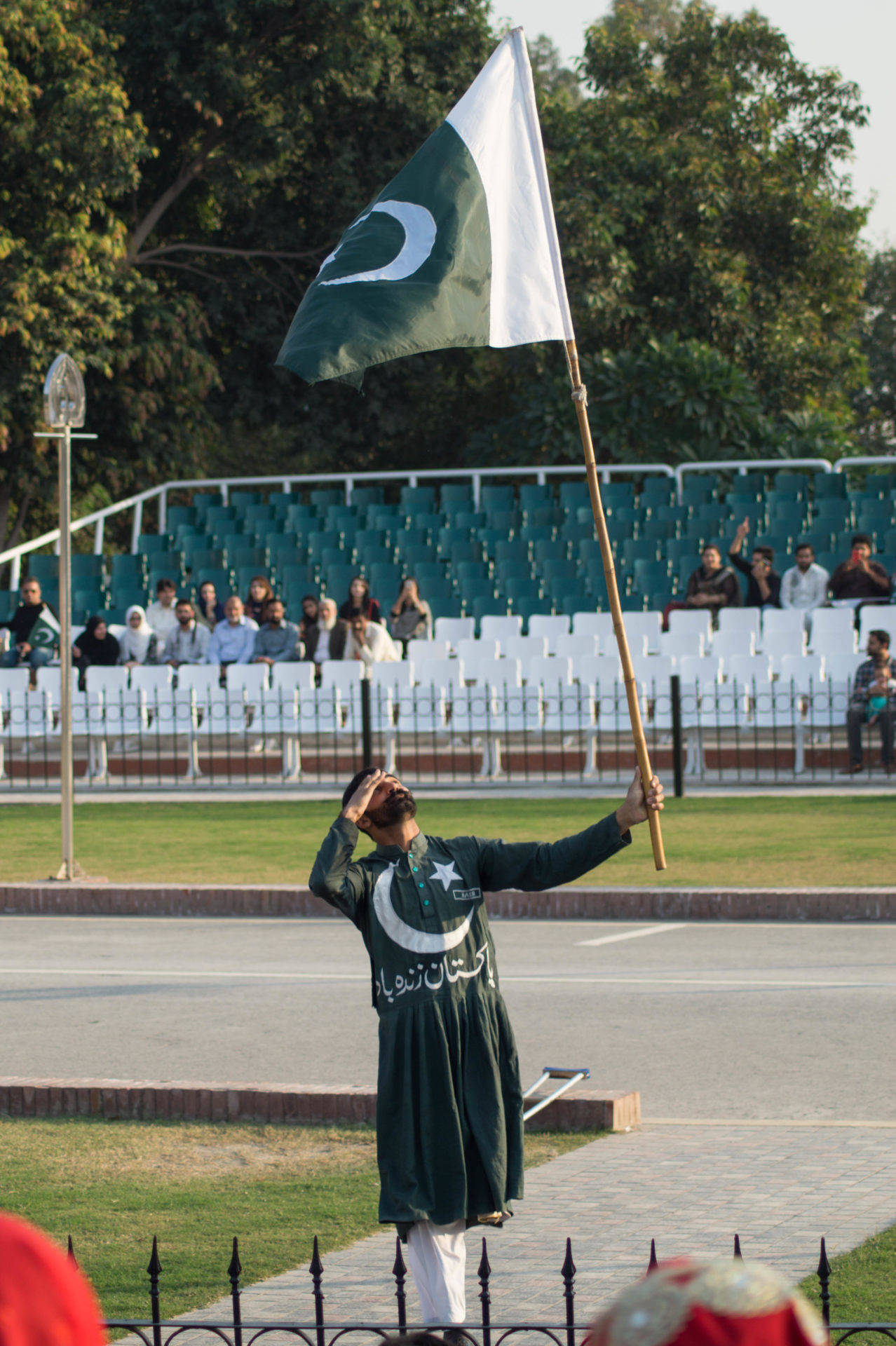 Wagah Border Grenzzeremonie