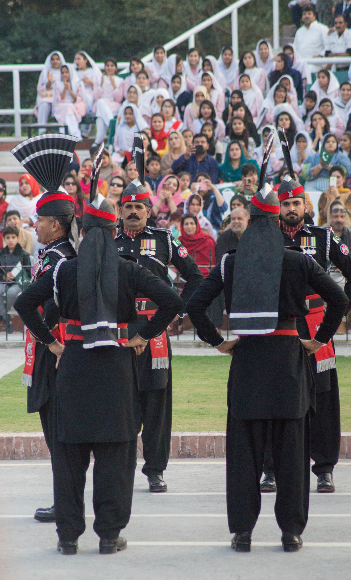 Wagah Border Grenzzeremonie
