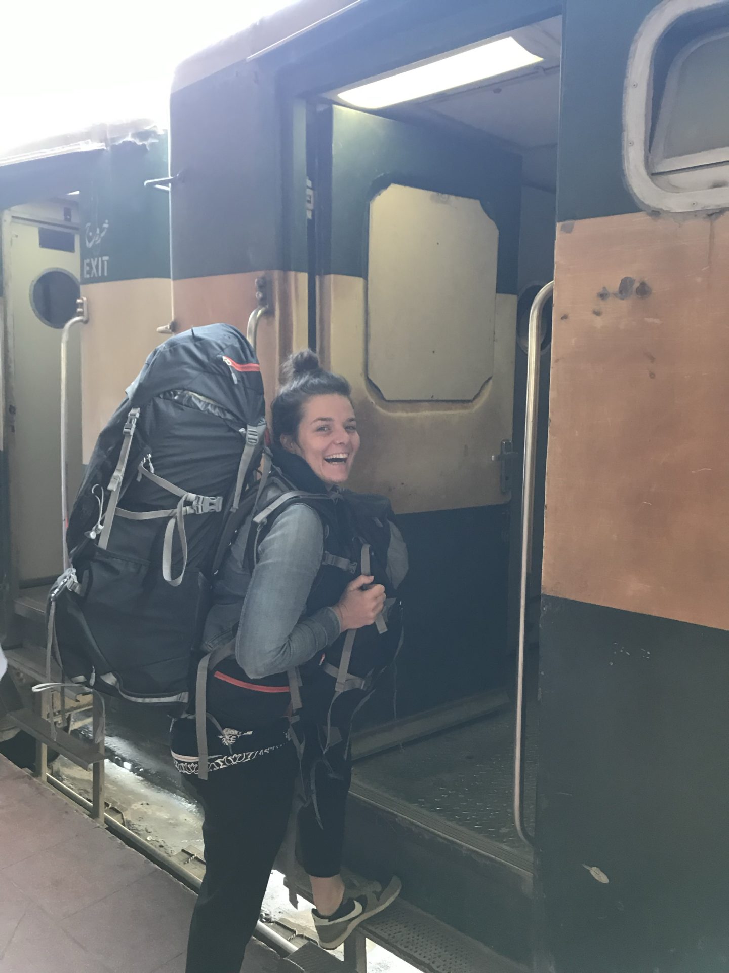 Zugfahren in Pakistan