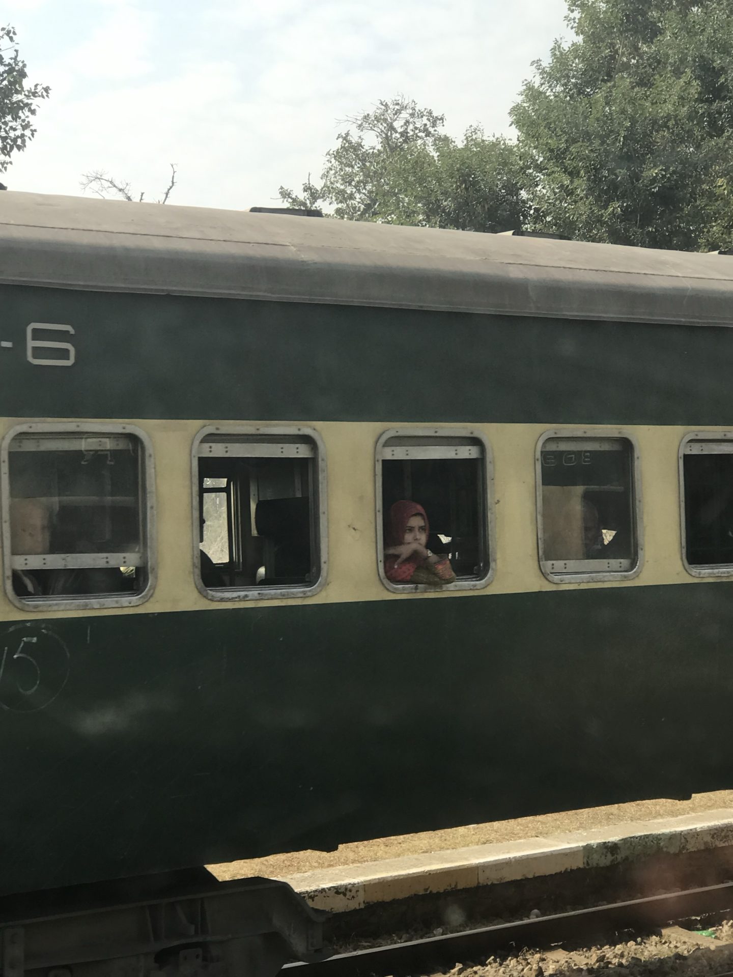 Zugfahren in Pakistan