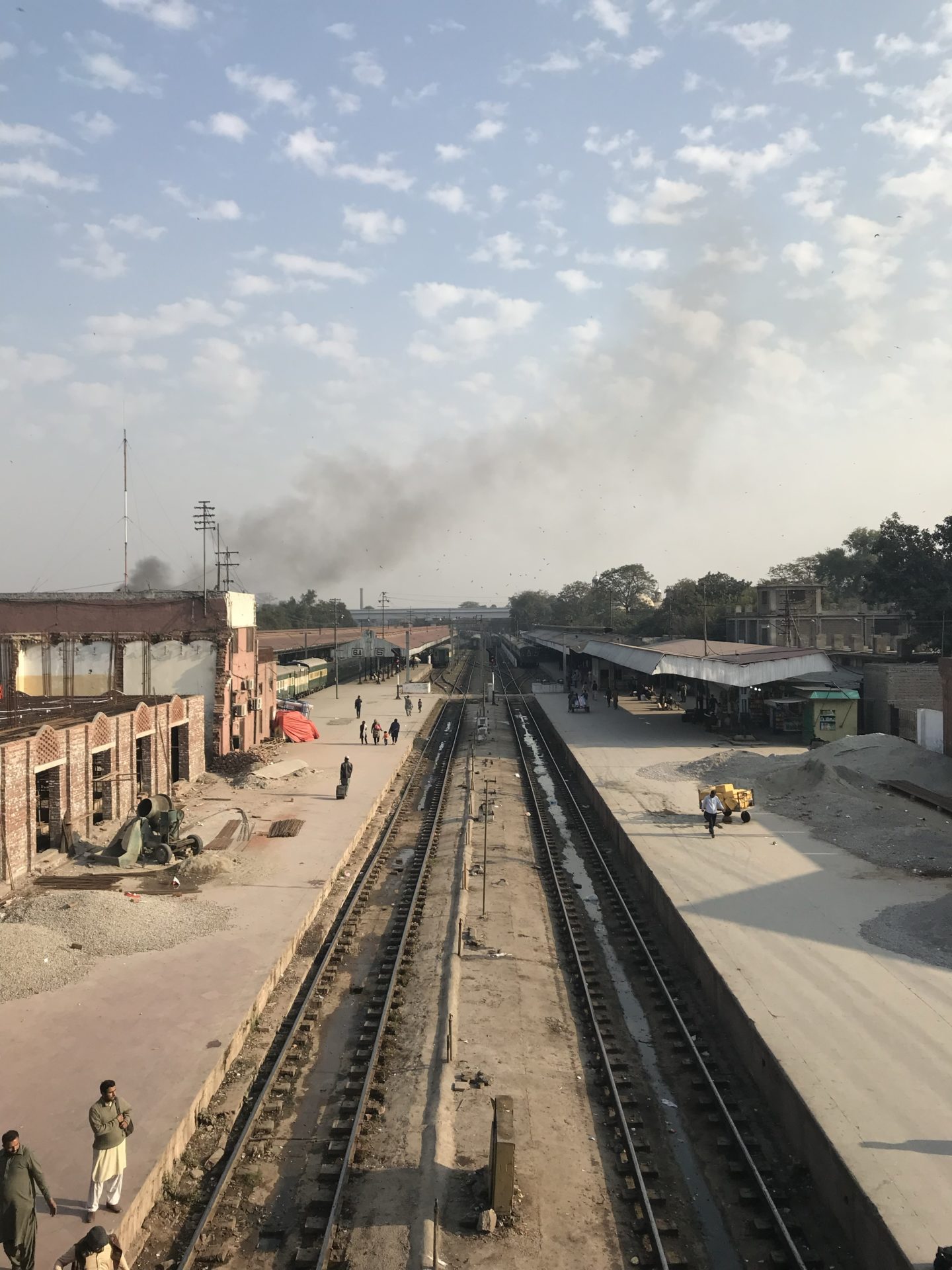 Zugfahren in Pakistan