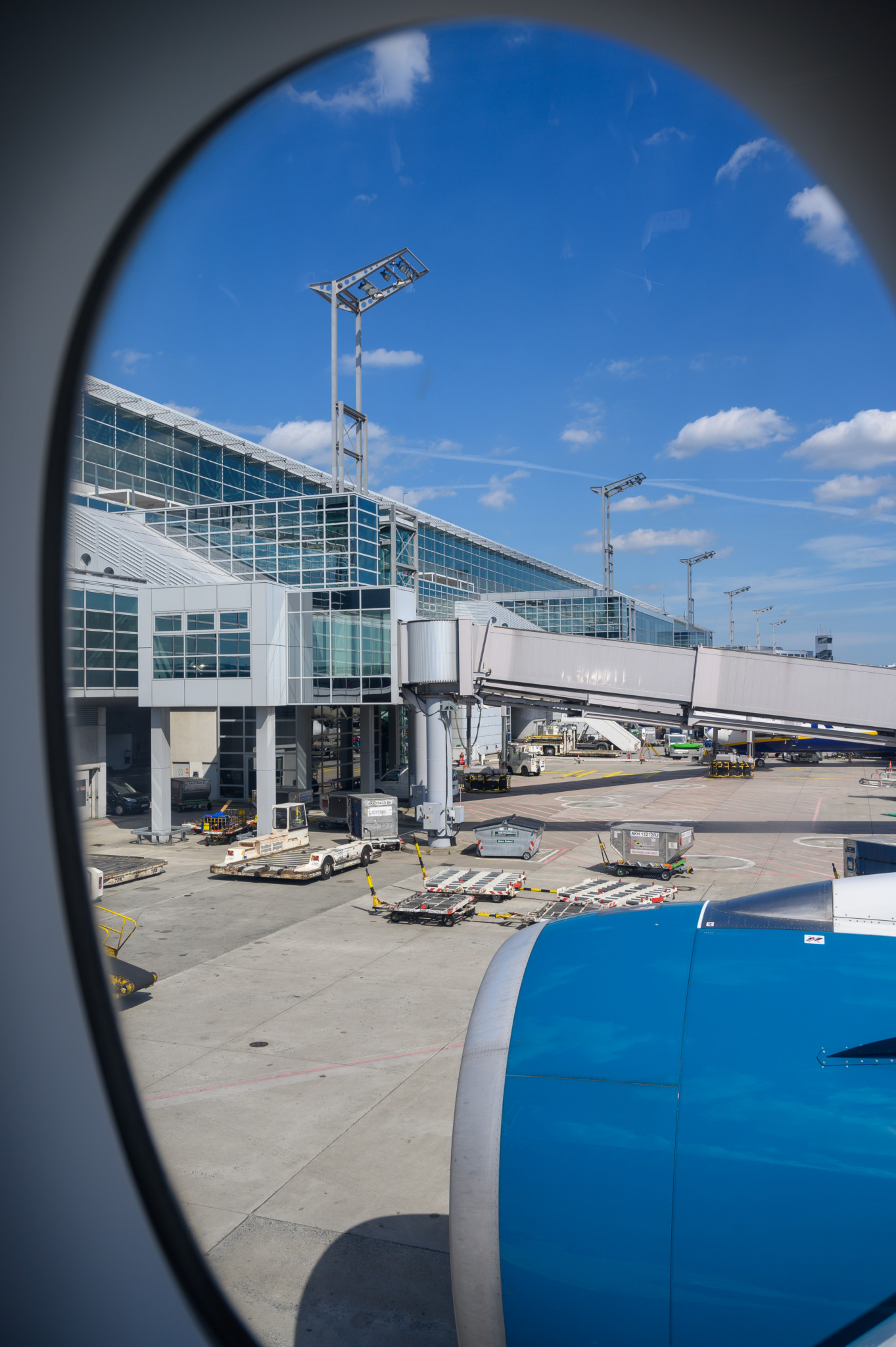 Vor dem Abflug in der Vietnam Airlines Premium Economy