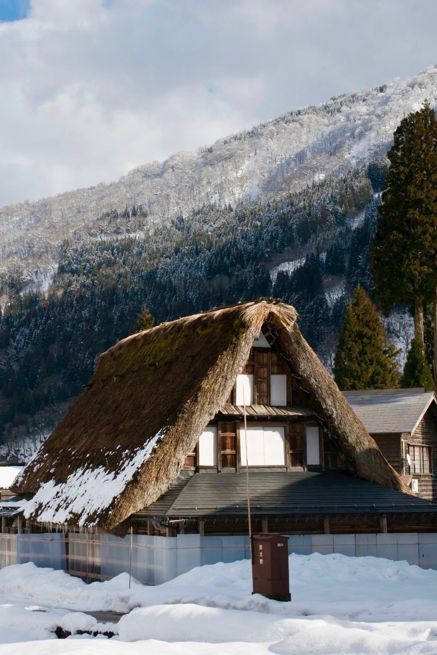 Die Gebäude von Toyama gehören zum UNESCO Weltkulturerbe