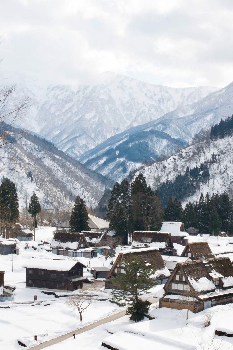 Die Gebäude von Toyama gehören zum UNESCO Weltkulturerbe