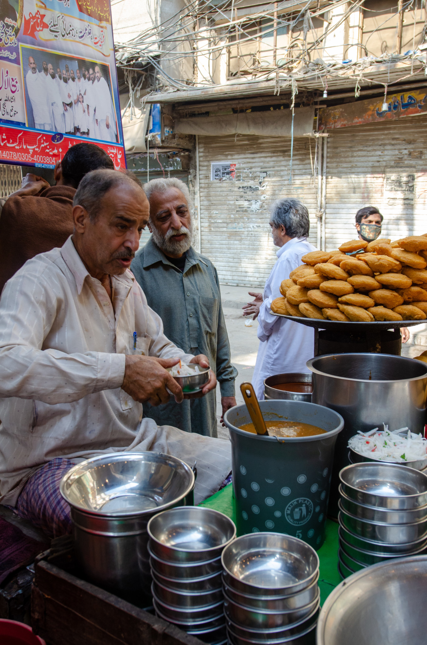 Chana Chaat in der Walled City von Lahore