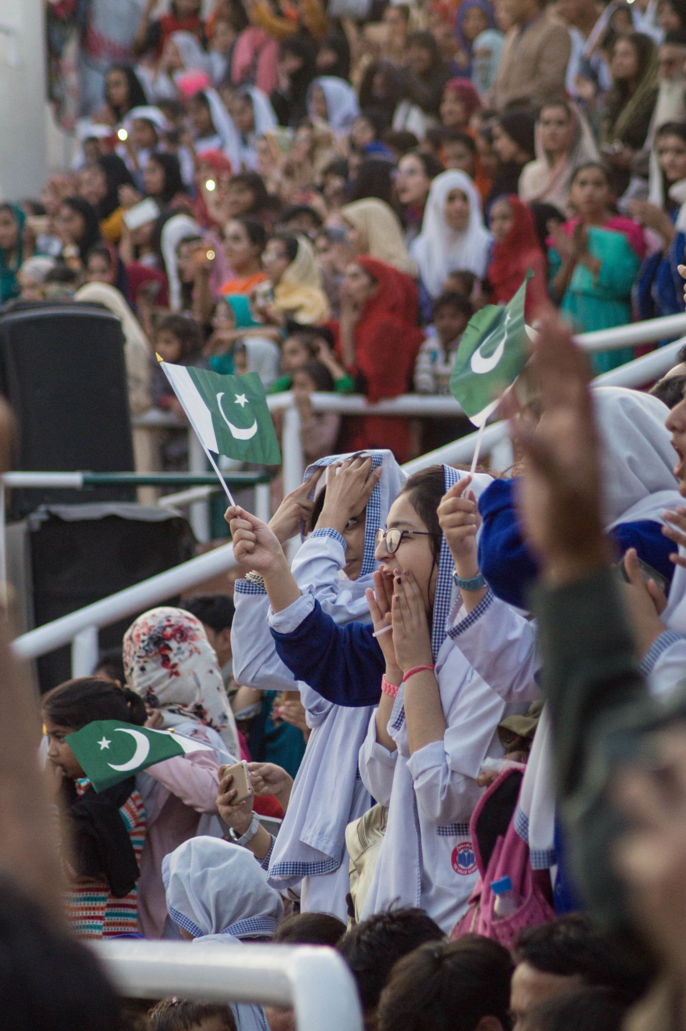 Wagah Border Grenzzeremonie Lahore
